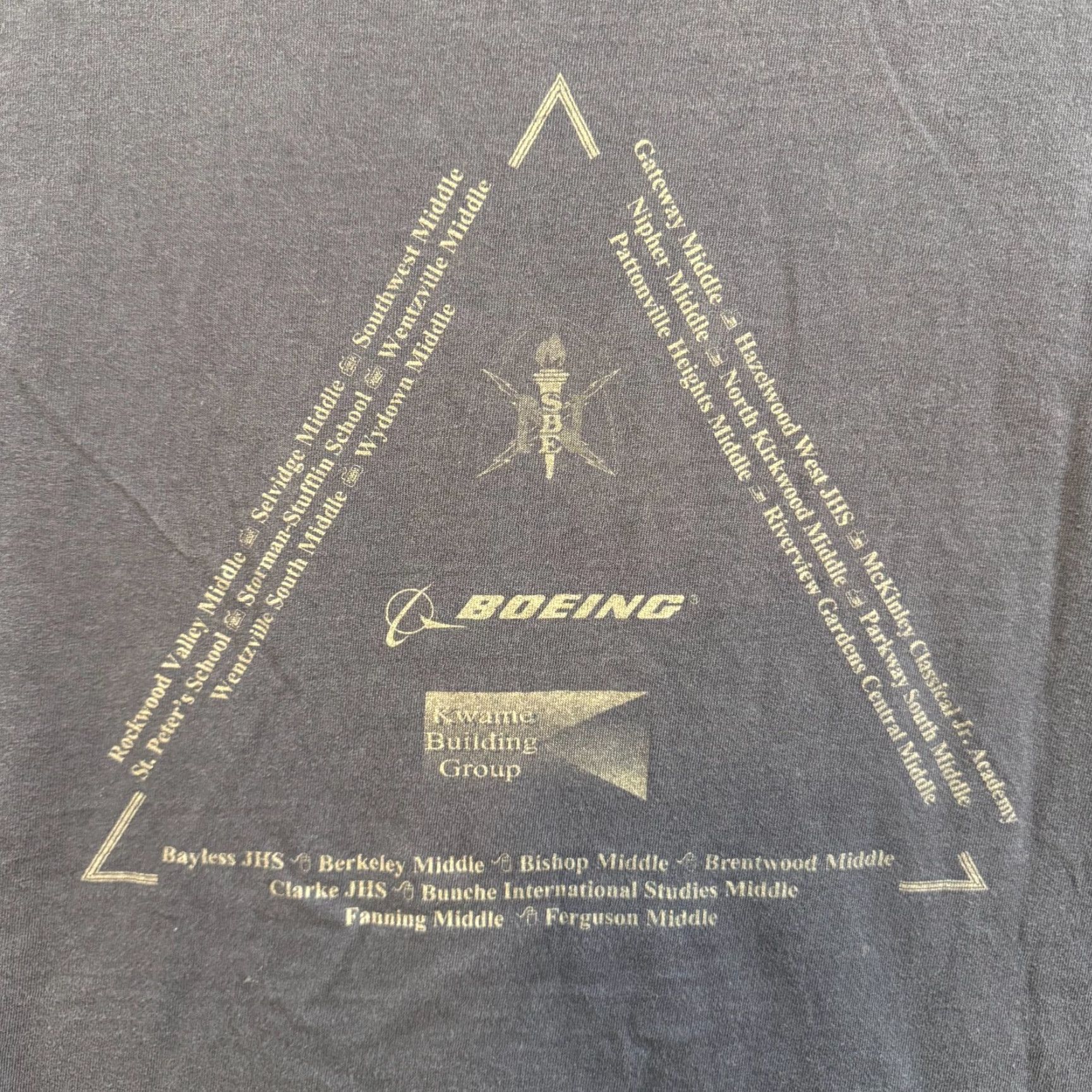 Delta VINTAGE Delta T-Shirt XL Mens Navy Blue Graphic Future City Competition Engineer Shirt Mens XL Navy Blue Graphic Future City Competition Engineer Size US XL / EU 56 / 4 - 4 Thumbnail