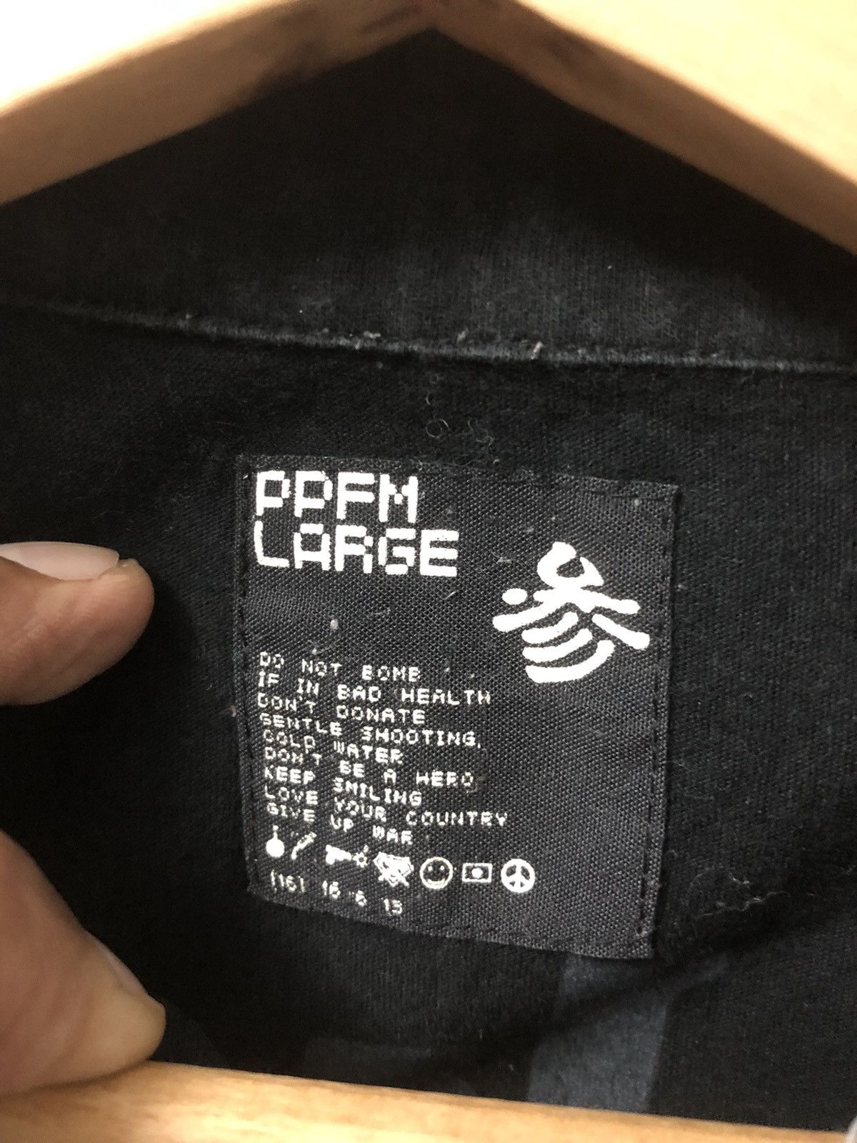 If Six Was Nine ⚡️BiddingOffer⚡️i6w9 Style Layered Black white Beer logo PPFM Size US L / EU 52-54 / 3 - 7 Thumbnail