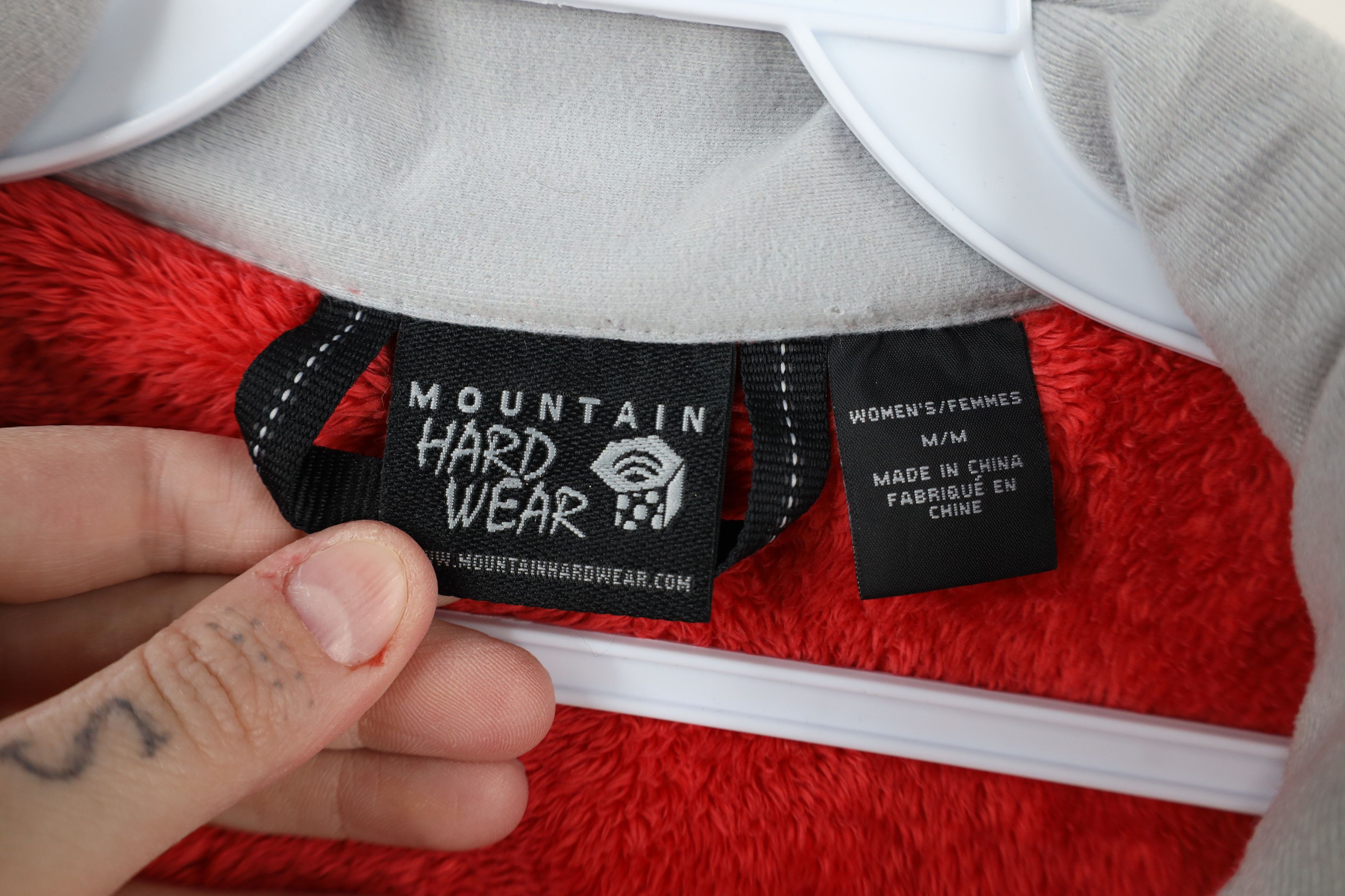 Mountain Hardwear × Vintage Vintage Mountain Hardwear Shag Monkey Fleece Jacket Red Size M / US 6-8 / IT 42-44 - 10 Thumbnail