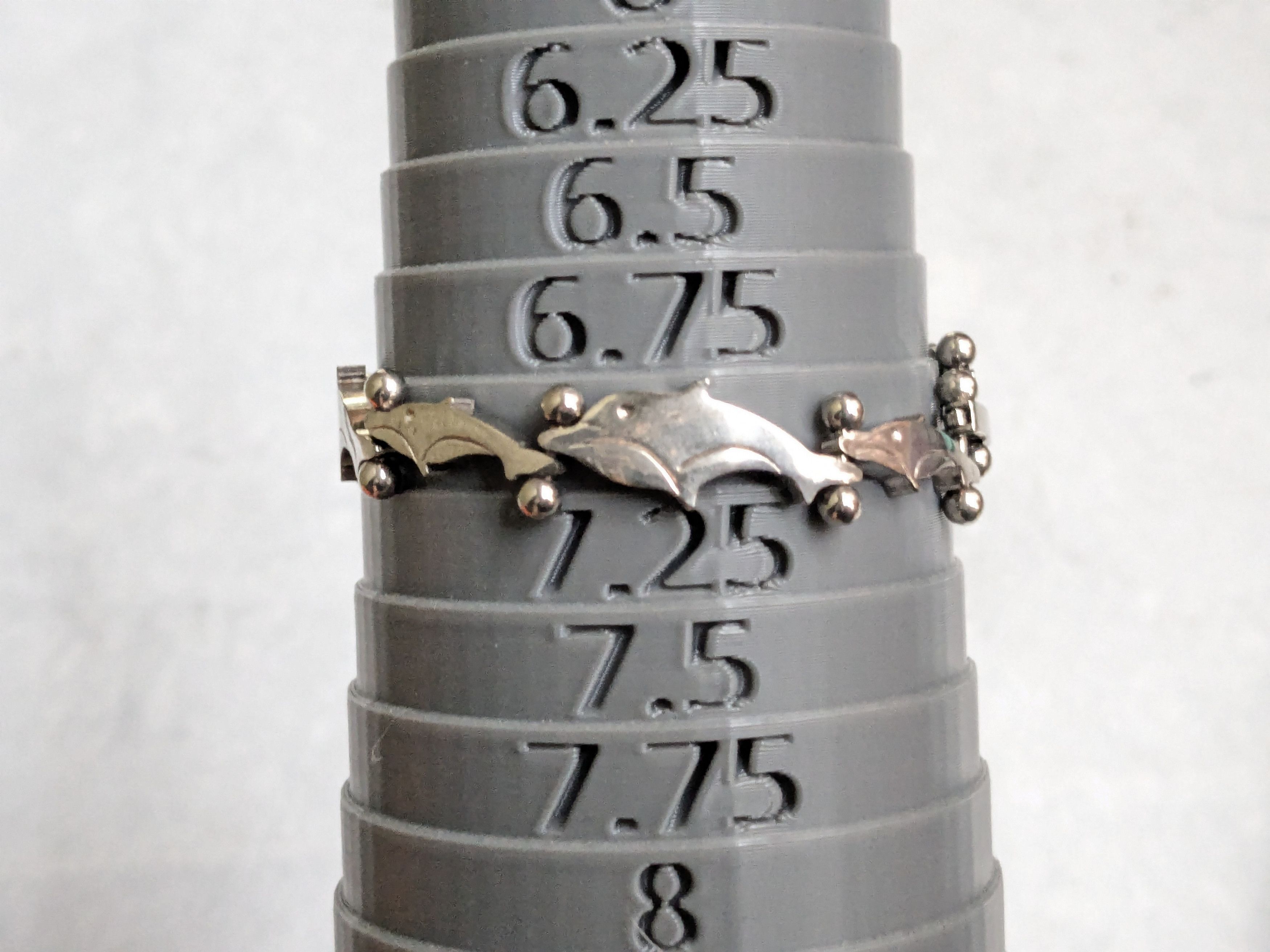Jewelry Vintage Sterling Silver Bracelets Dolphin Elephant Whale Size ONE SIZE - 21 Thumbnail