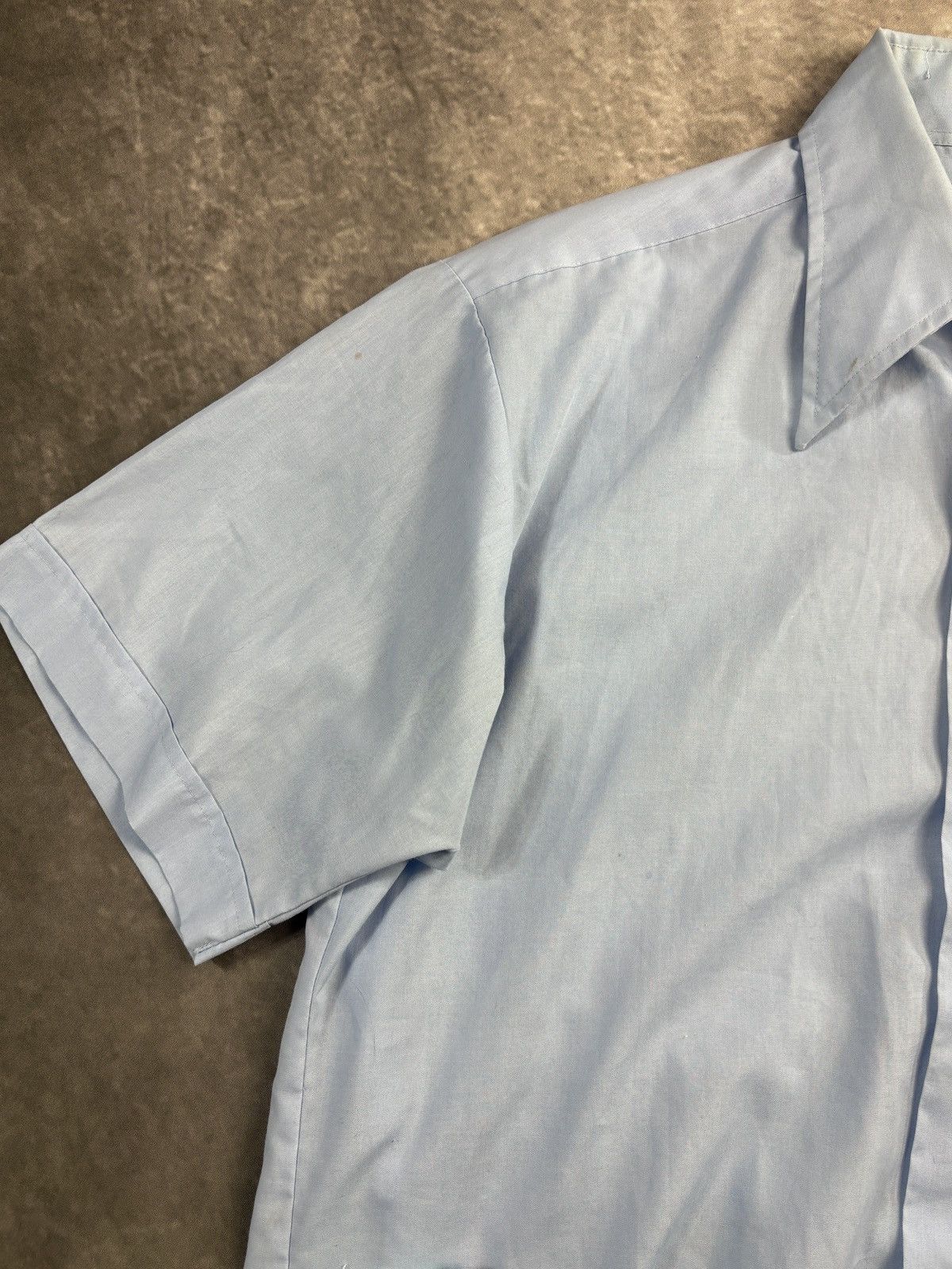 Vintage 1980s Vintage Work Shirt Perma Press Mohawk Shortsleeve 70s Size US S / EU 44-46 / 1 - 6 Thumbnail
