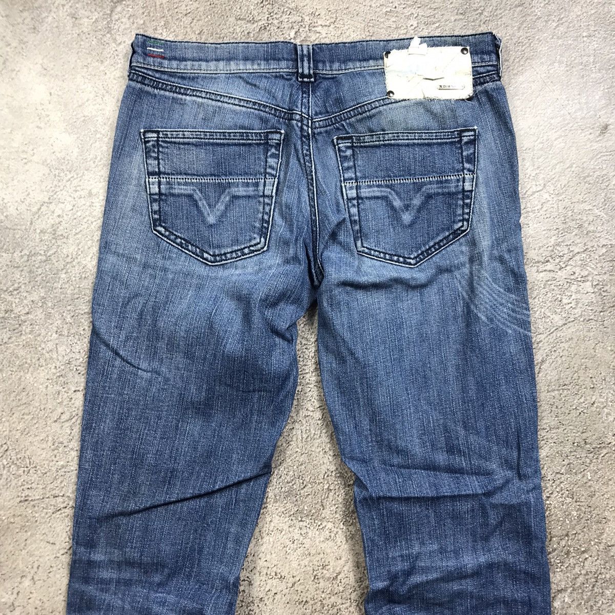 Diesel Vintage Diesel Japan 90s Low Rise Flared Distressed Denim Size 26" / US 2 / IT 38 - 6 Thumbnail