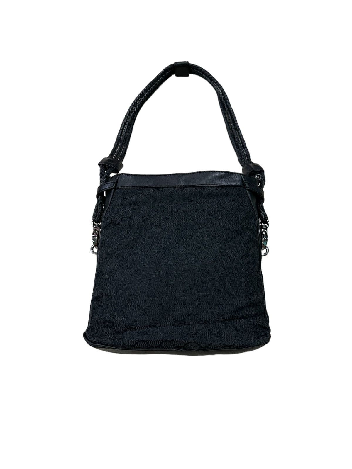 Gucci × Vintage AUTHENTIC VINTAGE GUCCI GG BRAIDED STRAP SHOULDER BAG Size ONE SIZE - 3 Thumbnail