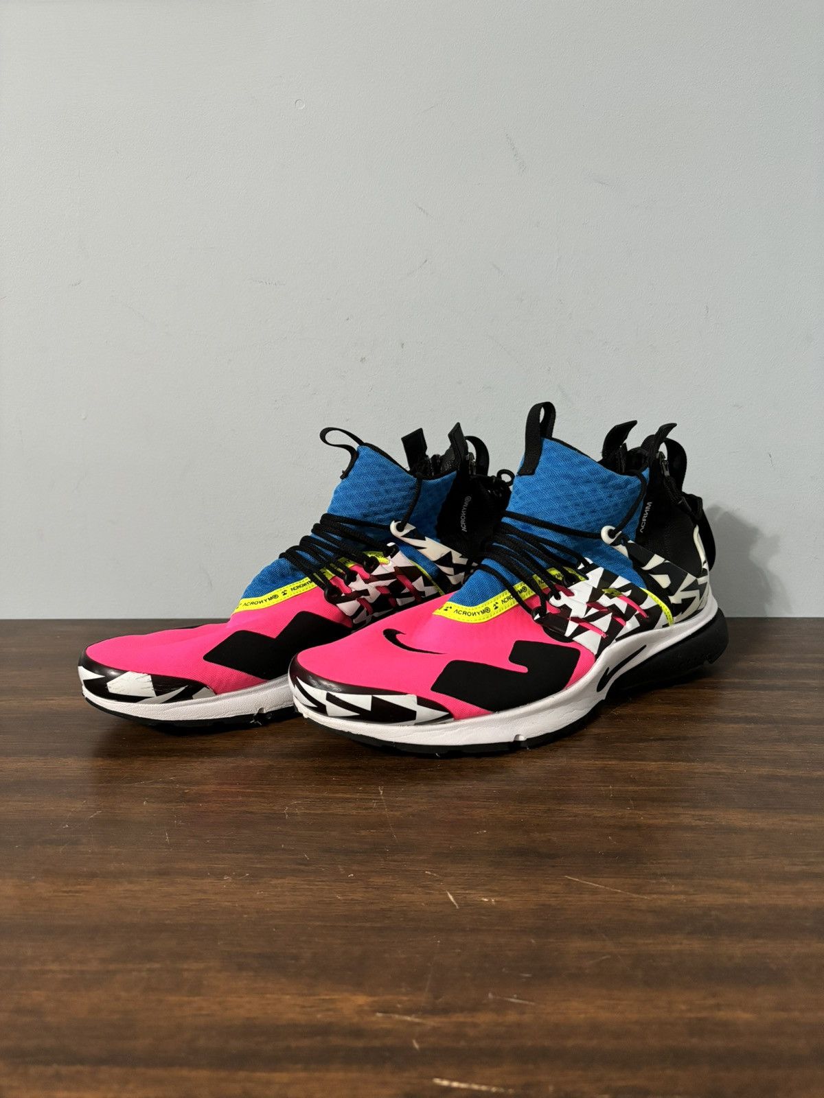 Acronym Designer Nike Nike Acronym Air Presto Mid Racer Pink Grailed