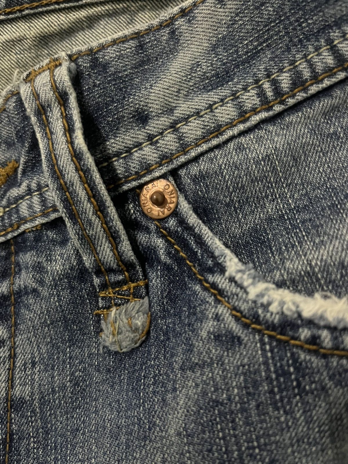 Blue Blue Japan Vintage Blue Way Japan Oniarai Nippon Embroidered Jeans Size US 31 - 8 Thumbnail