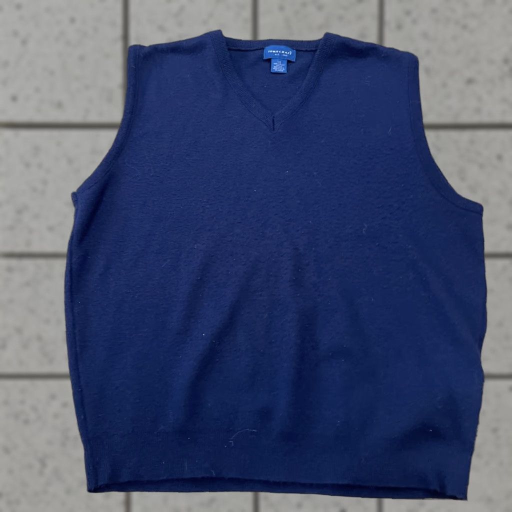 Vintage VINTAGE Towncraft Vest Men L Blue Vneck 90s Made USA Classic Capusle Penneys Towncraft / Vintage / 90s / Preppy Academia / Blue / Vneck / Vest / Men Size US L / EU 52-54 / 3 - 1 Thumbnail