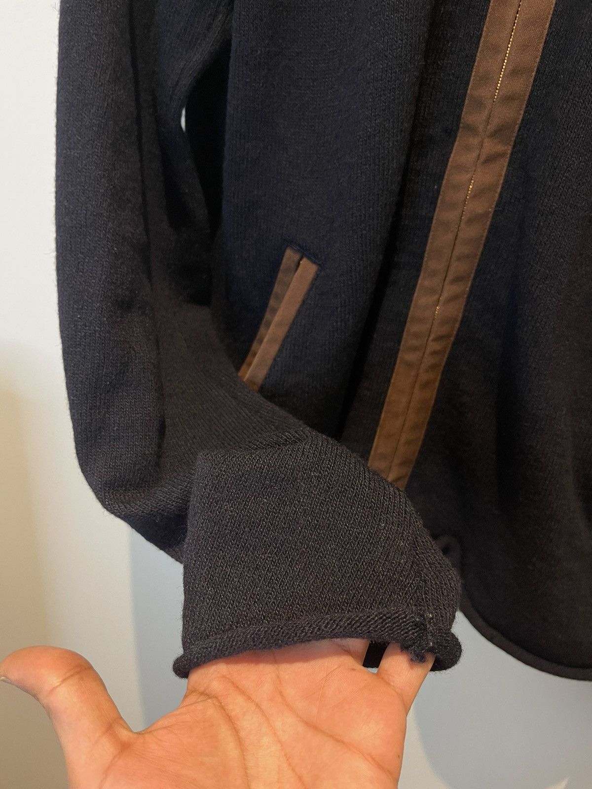Kolor Kolor Fall 2010 Wool Zip Jacket with Contrast Canvas Tape Size US S / EU 44-46 / 1 - 11 Thumbnail