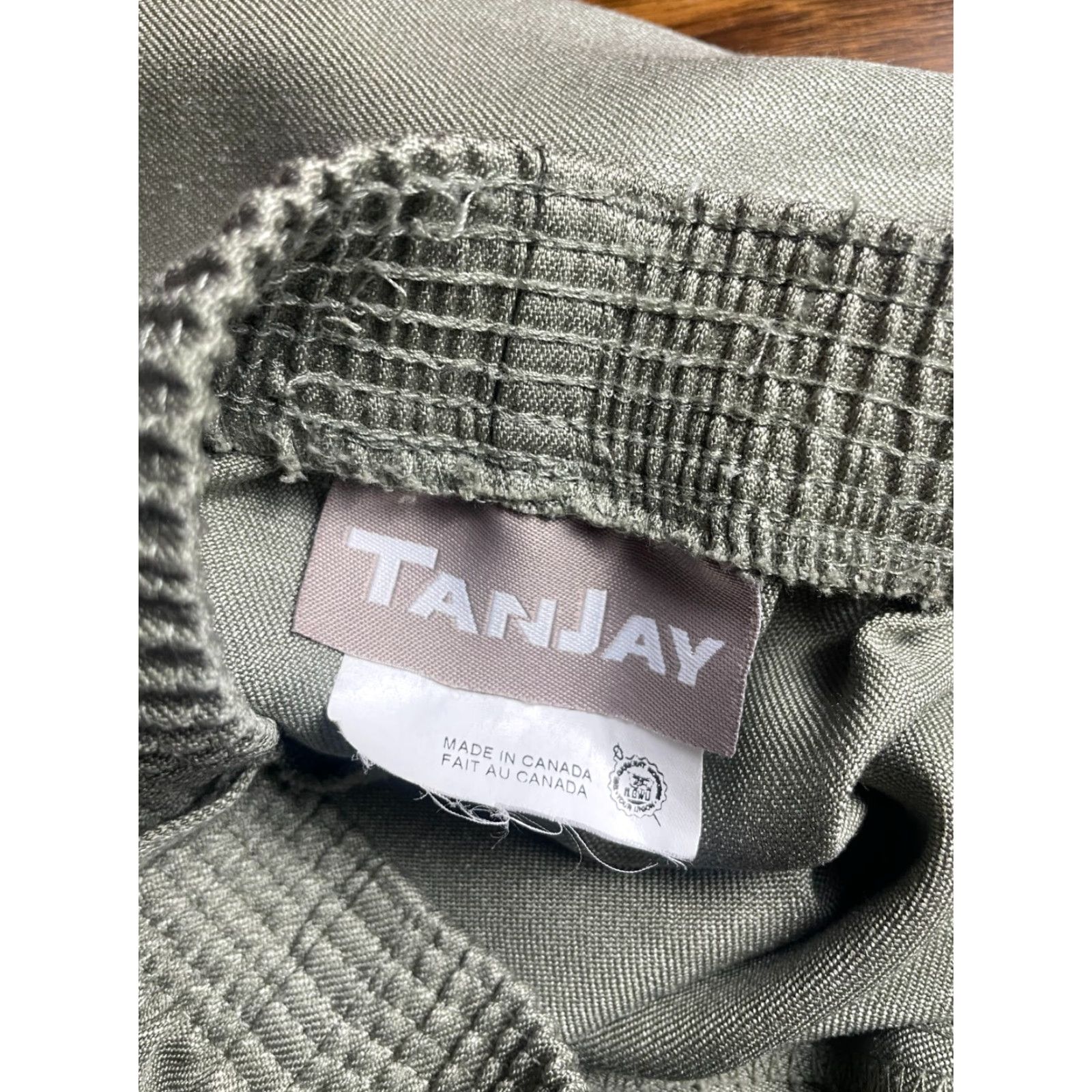 Vintage **TanJay Women's Size 10 Greenish Tan Pleated Pull-On Pants** User: **Greenish Tan TanJay Women's Size 10 Pull-On Pants** Size 26" / US 2 / IT 38 - 6 Thumbnail