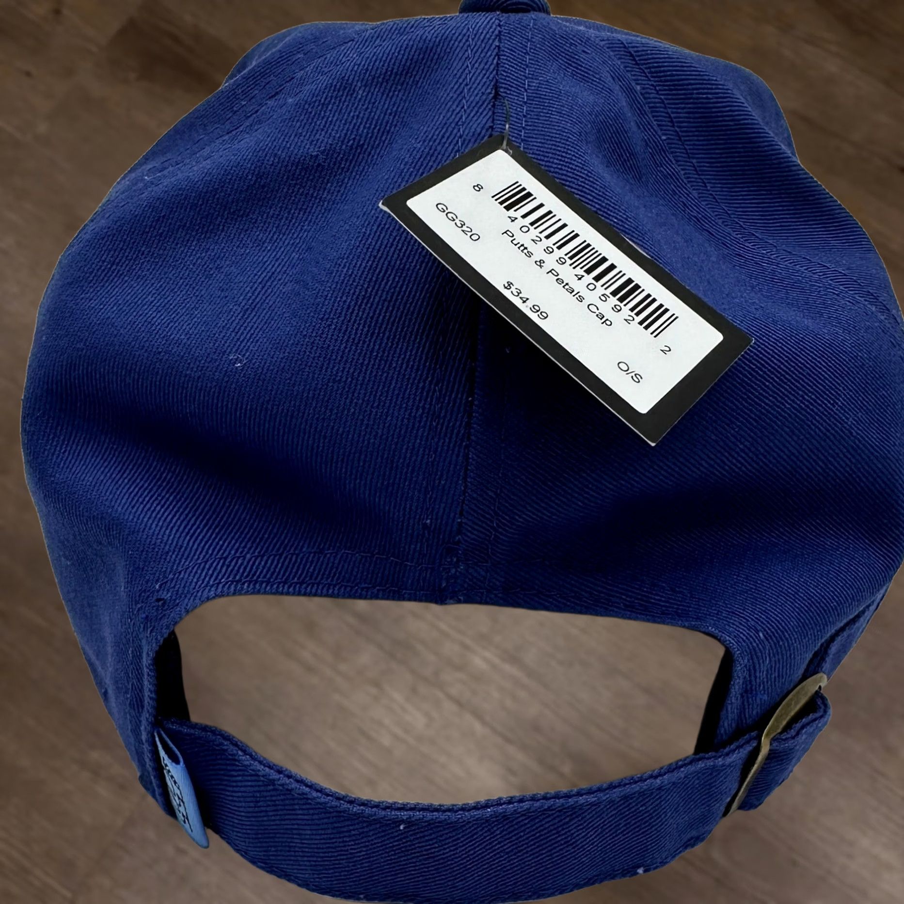 Vintage Good Good Putts Petals Cap Mens Golf Hat OSFA Blue Strapback Embroidered NEW Size ONE SIZE - 1 Thumbnail
