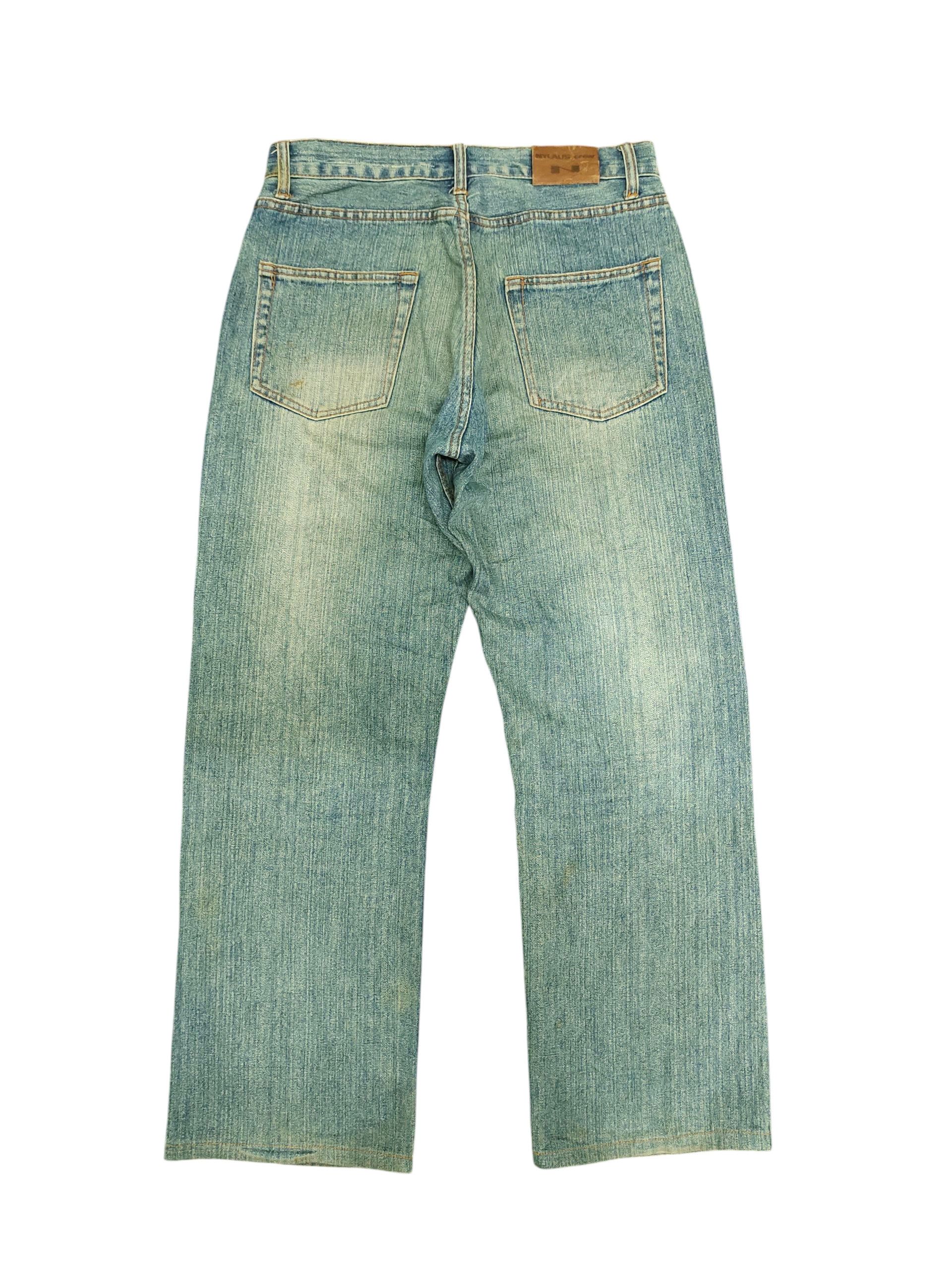 Comme des Garcons × Undercover Nylaus Japan Patchwork Distress Rusty Denim Jeans Size US 32 / EU 48 - 8 Thumbnail