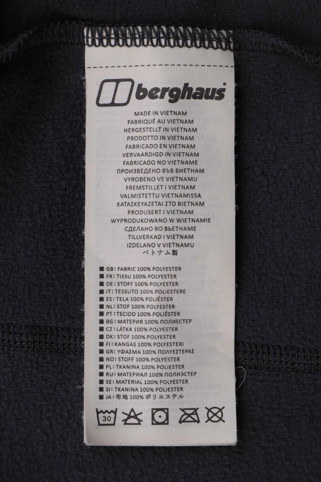 Berghaus Berghaus Fleece Jacket Full Zip Dark Gray Outdoor Casual Size US L / EU 52-54 / 3 - 6 Thumbnail