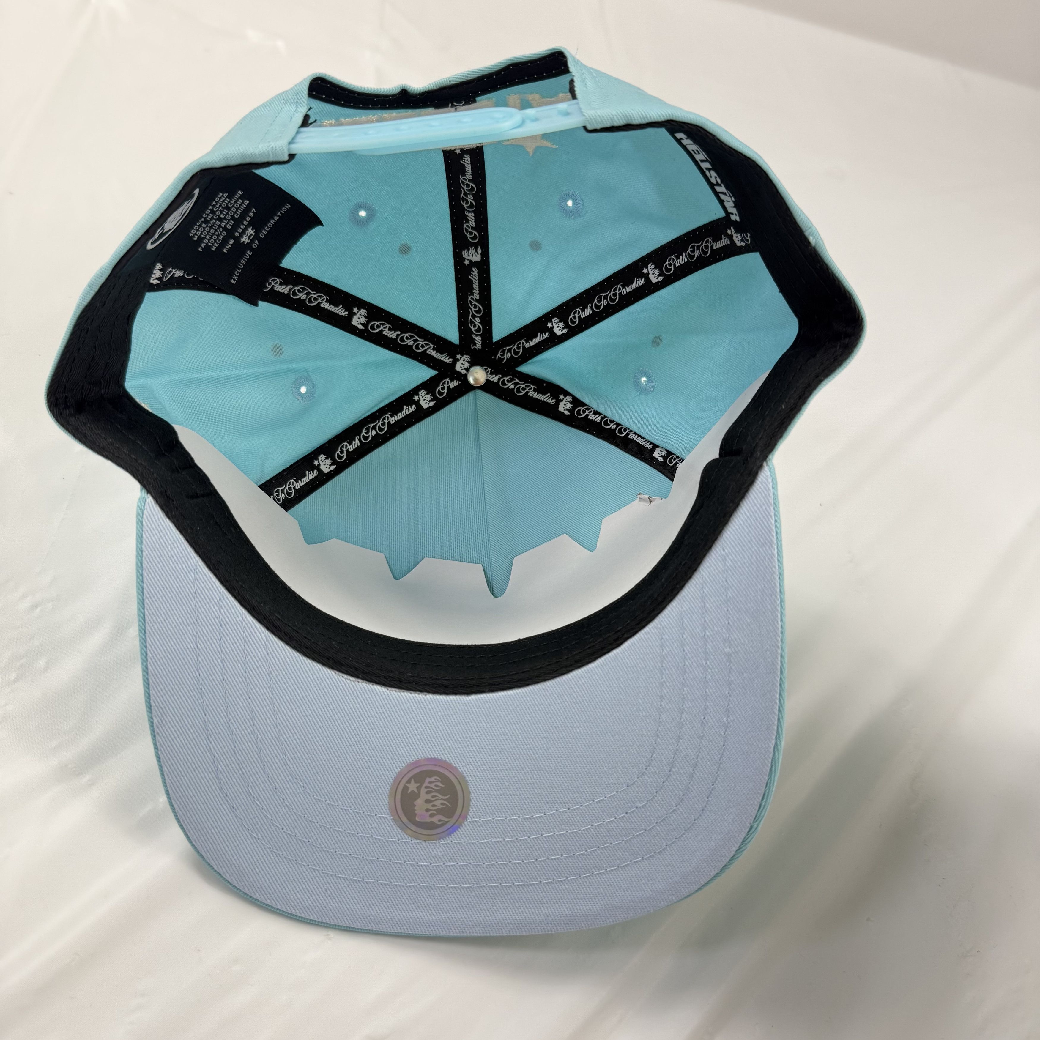 HELLSTAR Hellstar Studios Path to Paradise Light Blue Snapback Size ONE SIZE - 7 Thumbnail