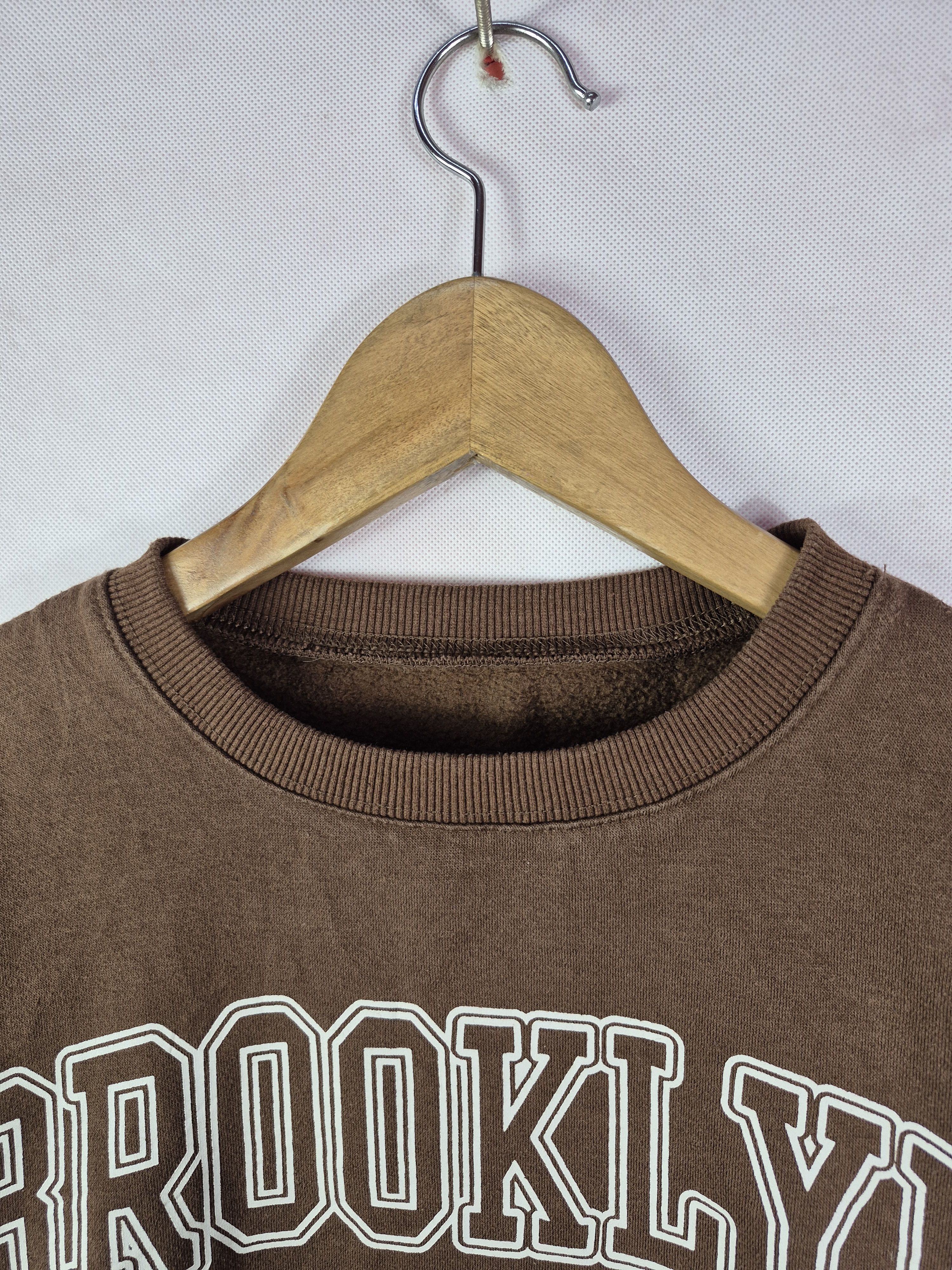 Vintage 🔥 Brooklyn New York Big Logo Spellout Sweatshirt Size US S / EU 44-46 / 1 - 3 Thumbnail