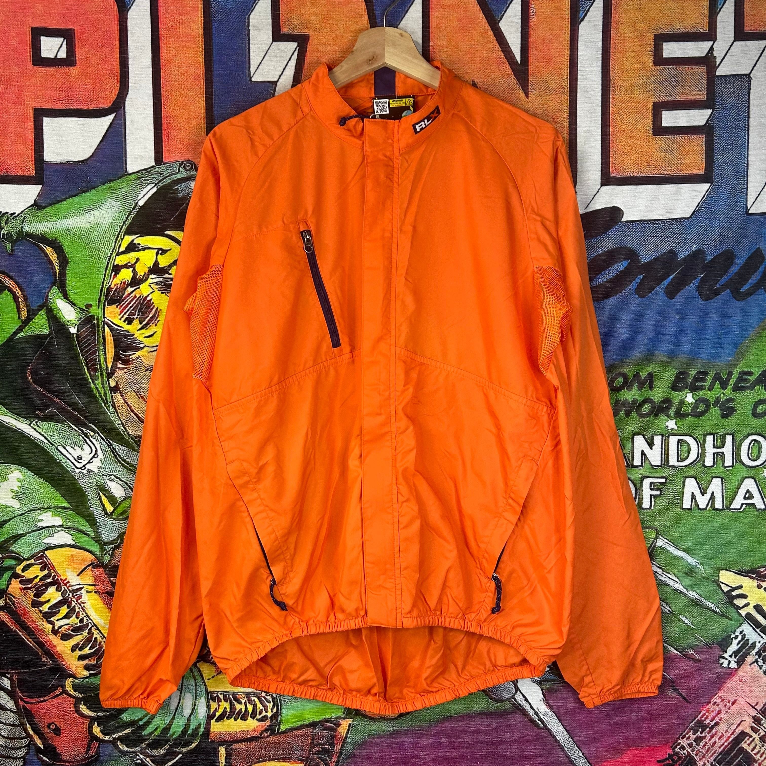 Polo Ralph Lauren Polo RLX Orange Windbreaker Size Small Size US S / EU 44-46 / 1 - 1 Thumbnail