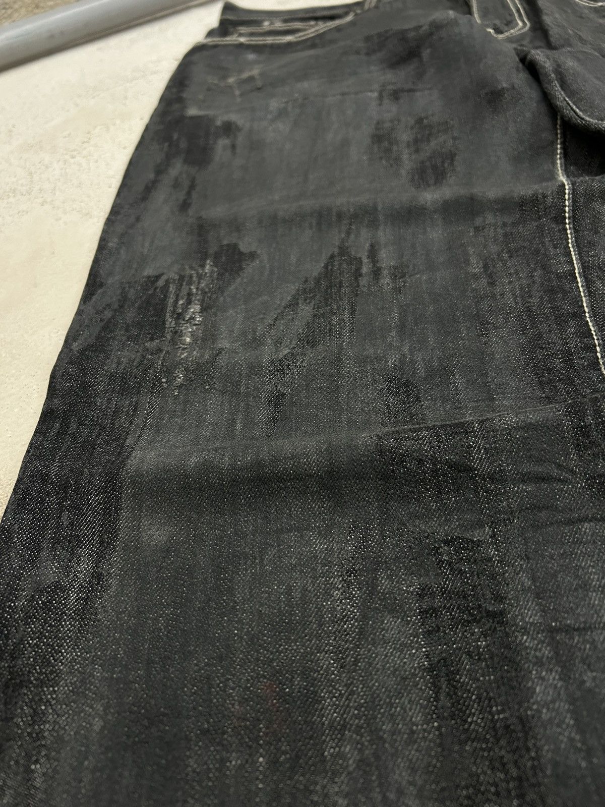20471120 × GOSTAR DE FUGA × Japanese Brand Zenstyle Lab Japan Jean Pocket Logo Crown Fire Cross Size US 36 / EU 52 - 7 Thumbnail