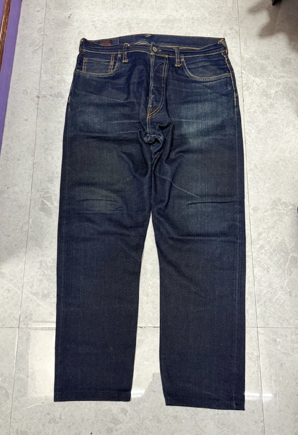 Evisu Evisu* Dairock Tiger Print Jean Size US 33 - 3 Thumbnail