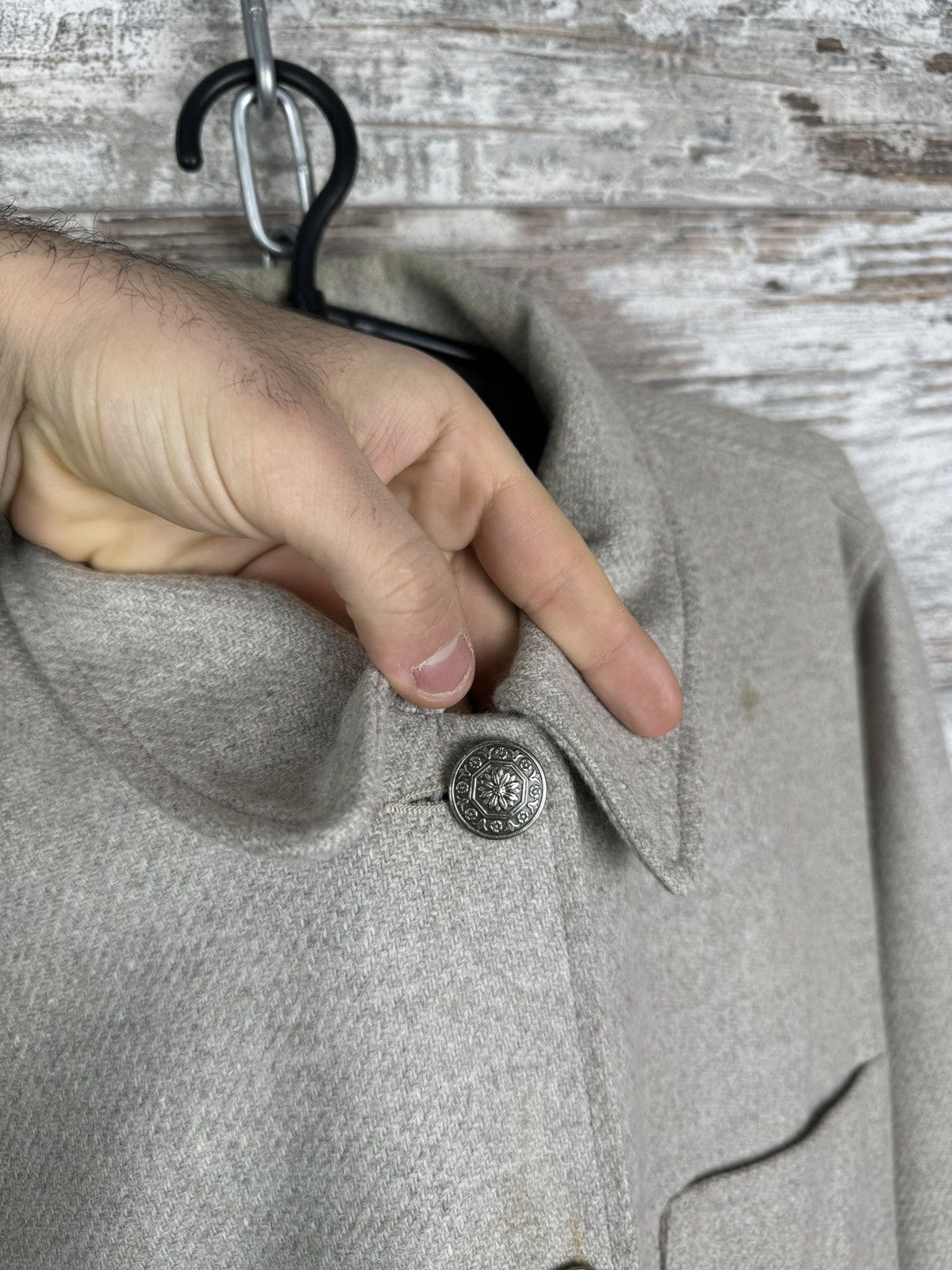 agnes b. Mens Vintage Agnes B. Paris Wool Jacket overshirt sweatshirt Size US M / EU 48-50 / 2 - 4 Thumbnail