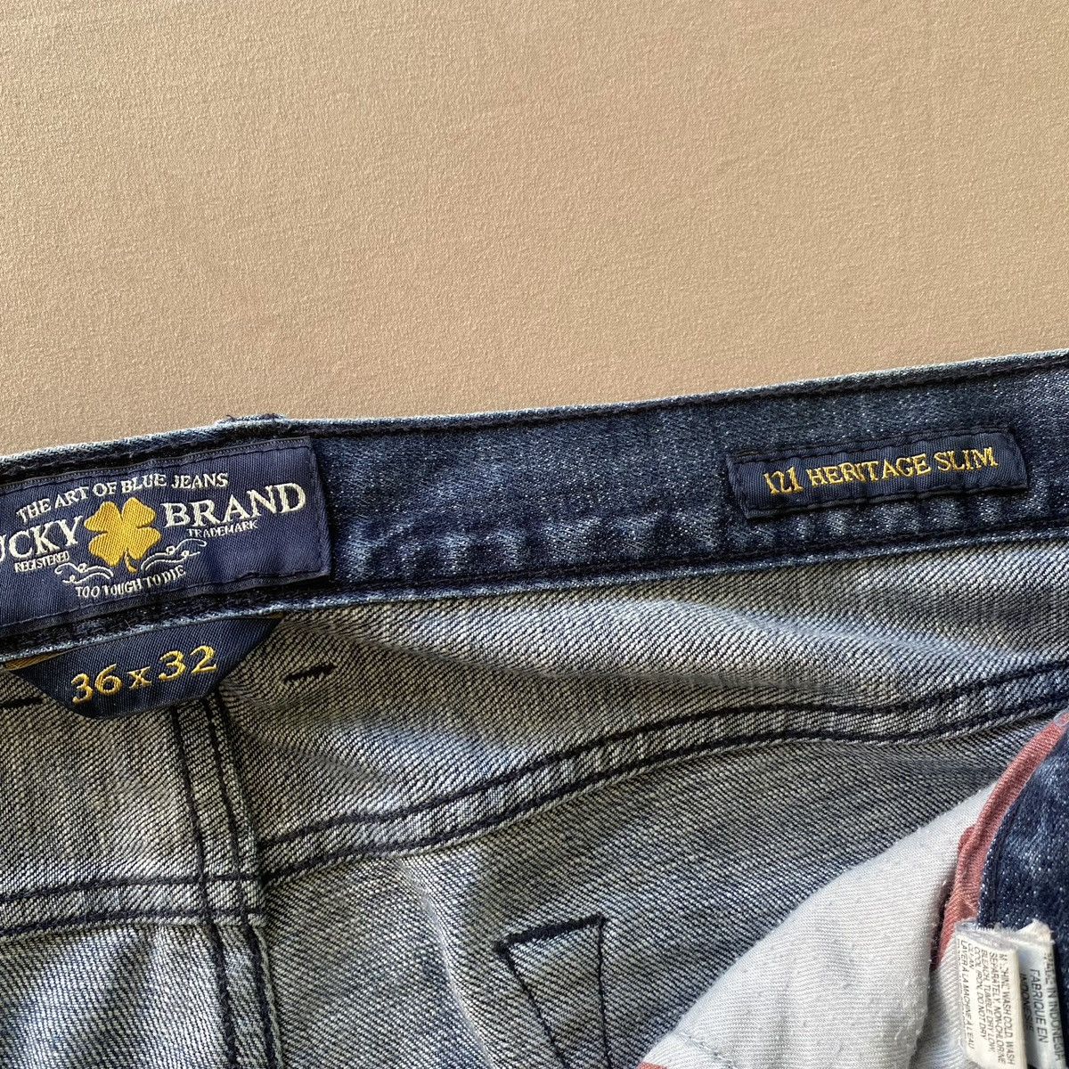 Lucky Brand Vintage Lucky Brand Heritage Slim Crop Jeans Size US 36 / EU 52 - 7 Thumbnail