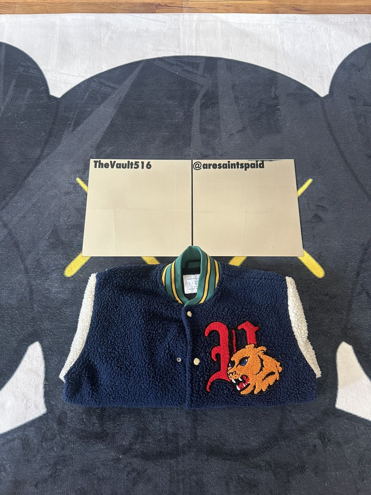 Urban Outfitters UO Sherpa Graphic Varsity Jacket - SIZE M - SHIPS ⚡️ Size US M / EU 48-50 / 2 - 11 Thumbnail