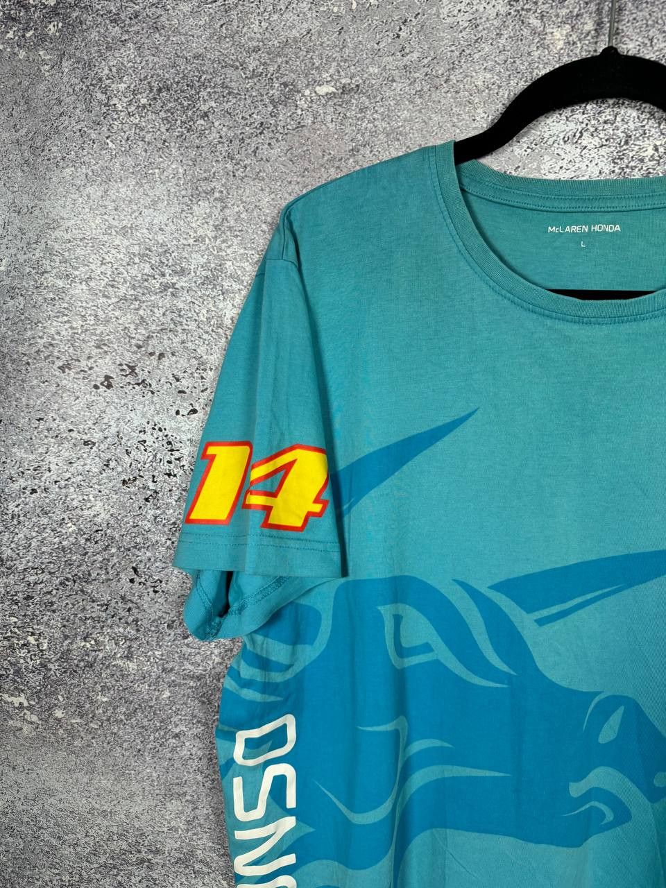 Malcolm McLaren McLaren Alonso F1 Team Racing Formula 1 T-Shirt Large Size US L / EU 52-54 / 3 - 4 Thumbnail