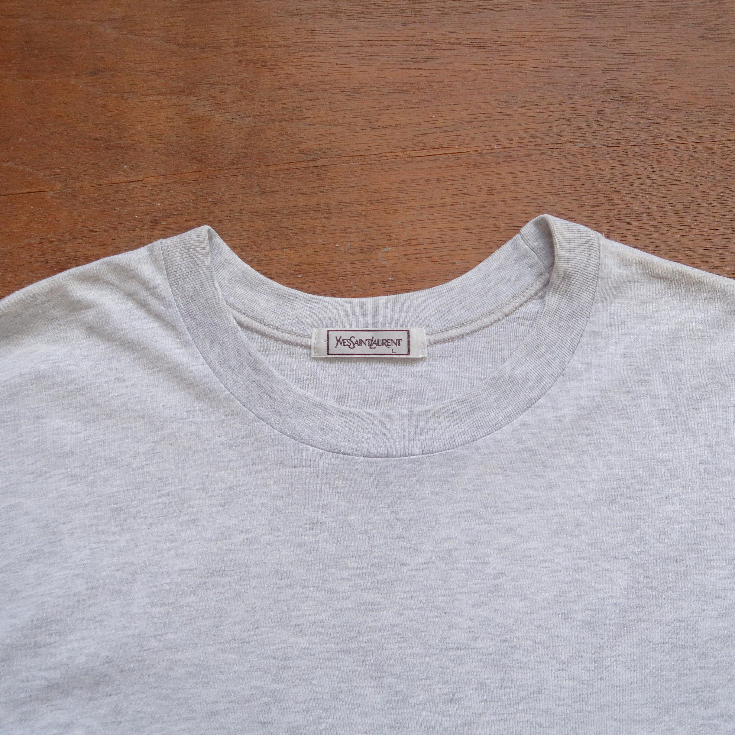 Yves Saint Laurent VTG 90S YVES SAINT LAURENT YSL RELAX TEE T-SHIRT Size US M / EU 48-50 / 2 - 3 Thumbnail