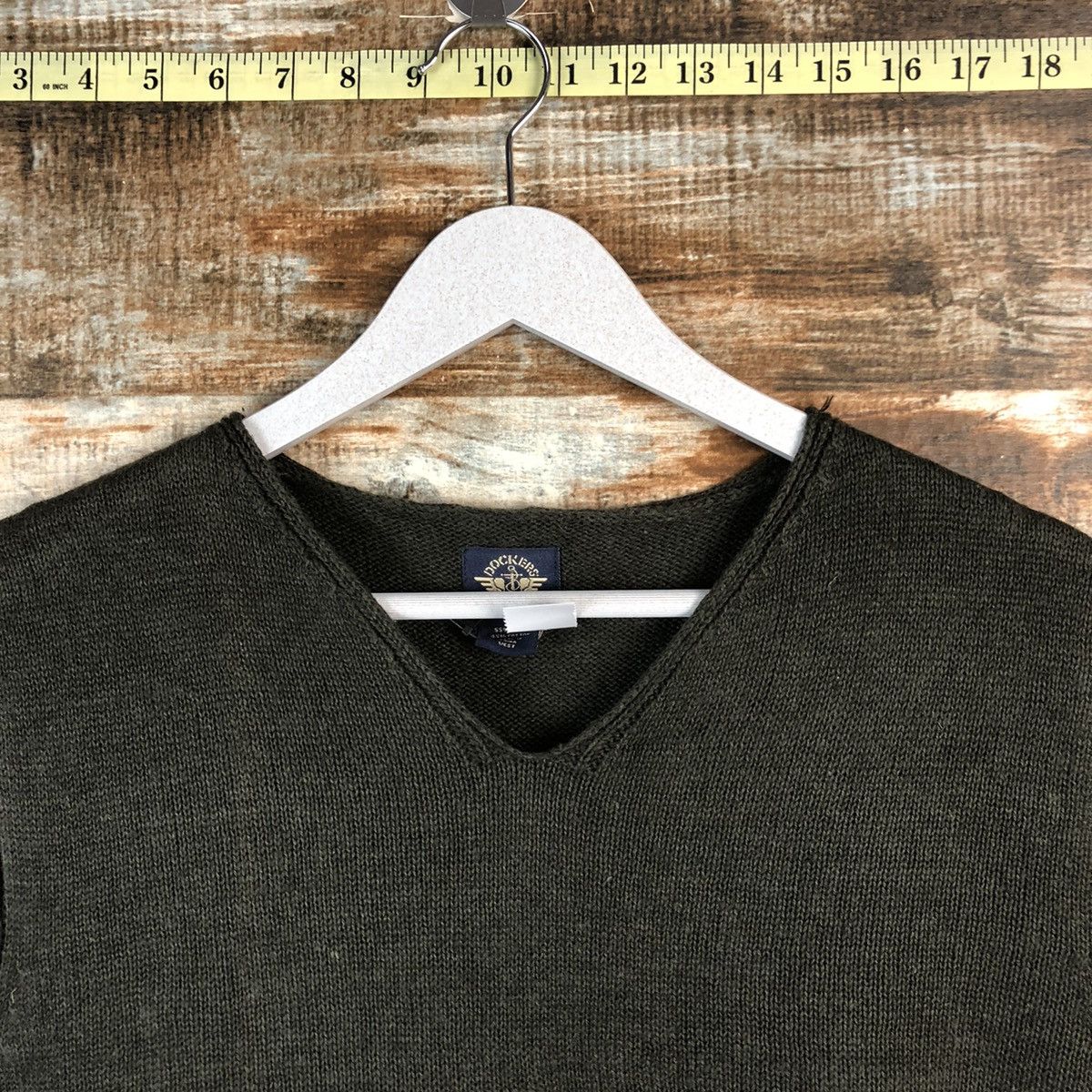 Dockers Dockers Green Vest Knitwear #A2493 Size US M / EU 48-50 / 2 - 4 Thumbnail