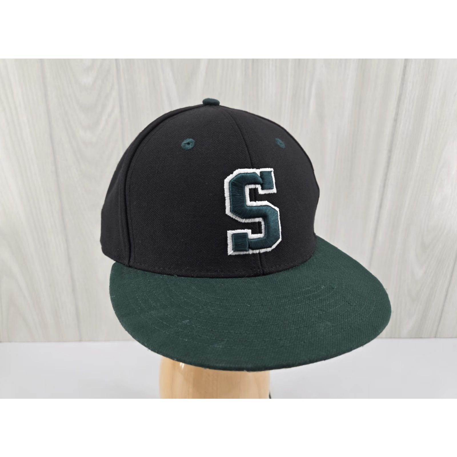 Vintage Shelton State Bucs Hat Cap Fitted 7 3/8 Tuscaloosa Alabama College Baseball Cap Mens Black Richardson Size ONE SIZE - 3 Thumbnail