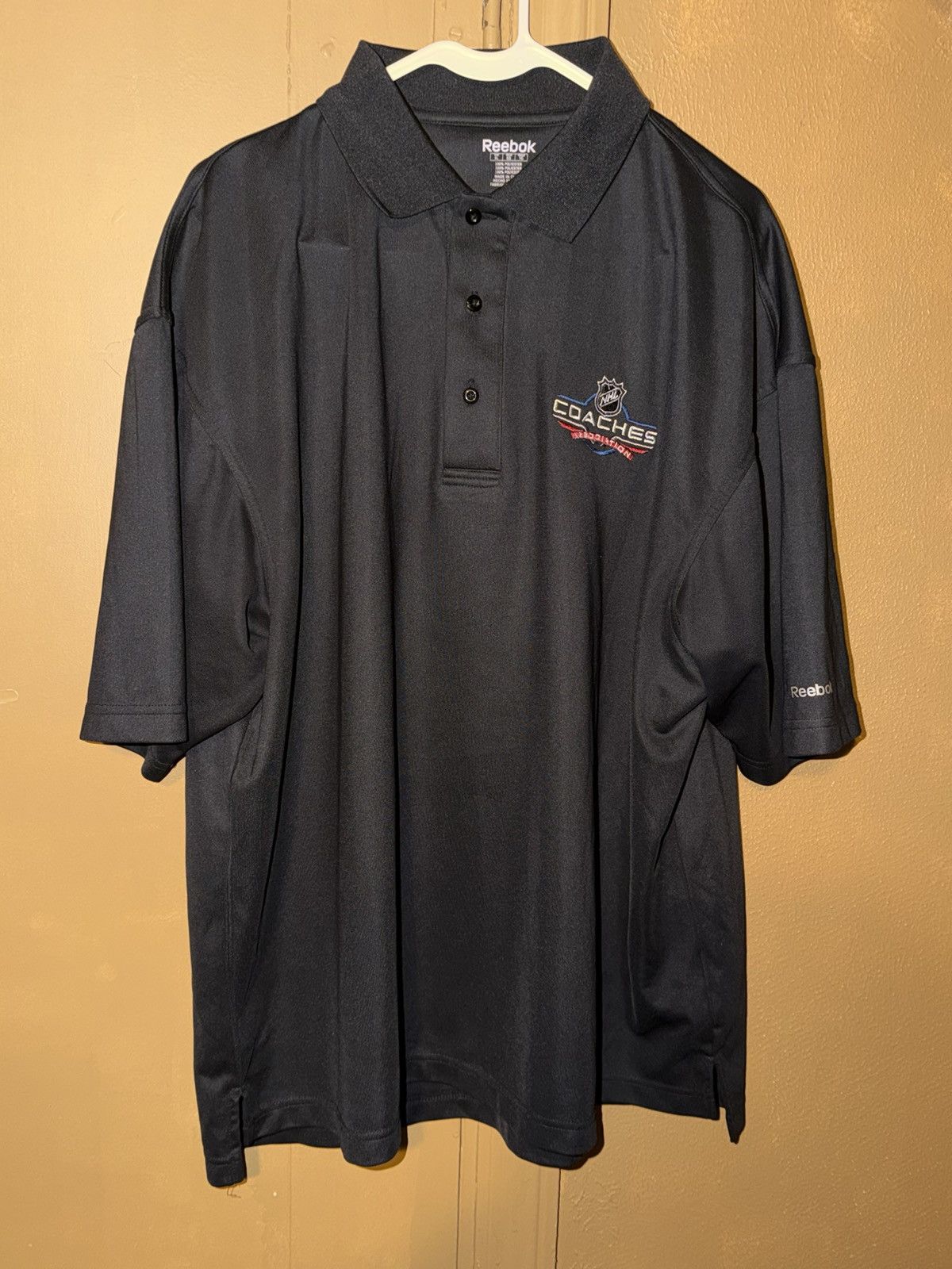 Reebok Reebok NHL Coaches Association Polo T Shirt Button Shirt XL Size US XL / EU 56 / 4 - 1 Thumbnail