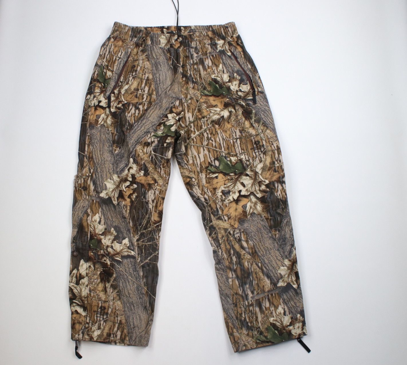 image of Cabelas Lined Wide Leg Mossy Oak Camouflage Pants, Men's (Size 38)