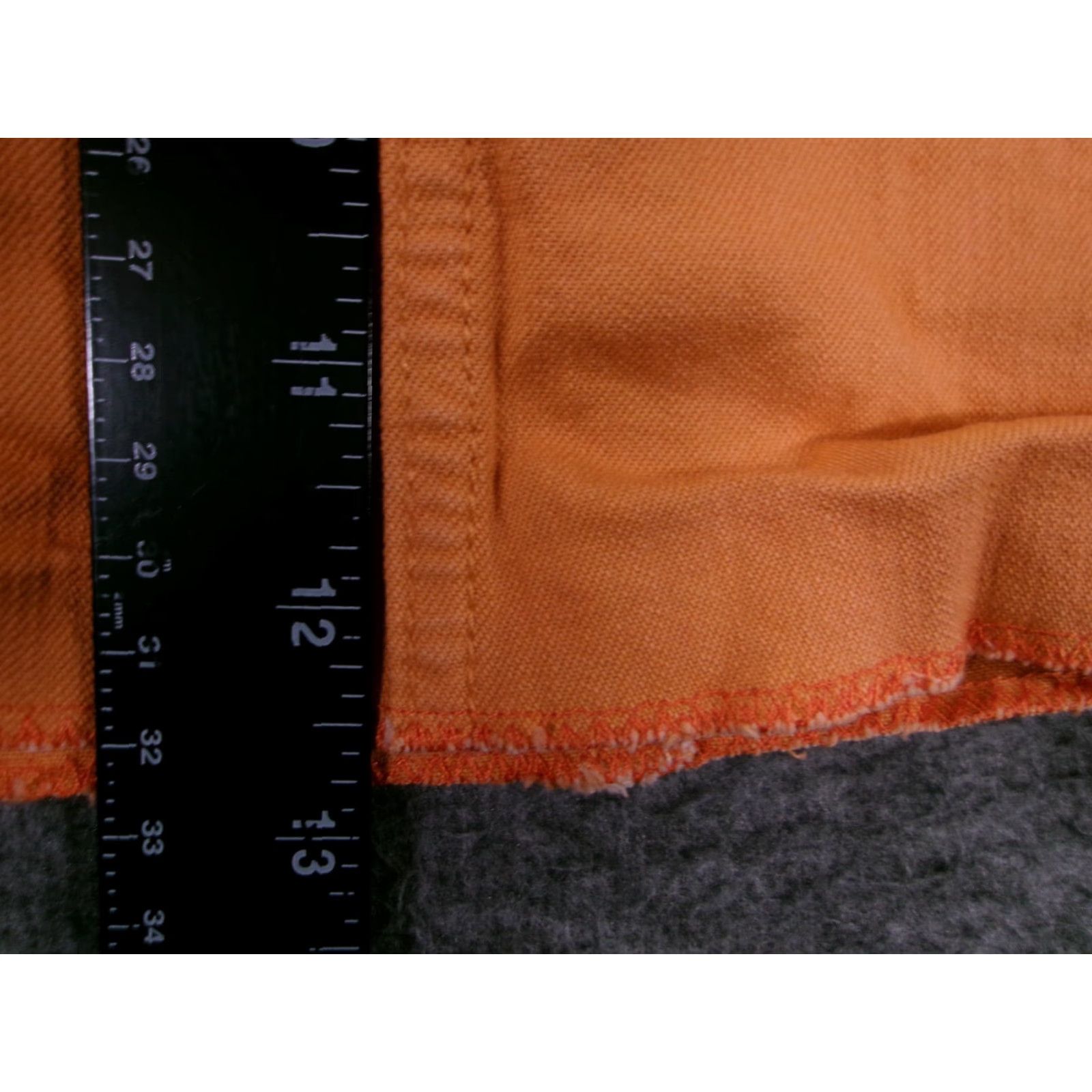 Vintage VINTAGE Piper Denim Skirt Juniors 11 Orange Mini Casual 90s Grunge Womens Size 32" / US 10 / IT 46 - 5 Thumbnail
