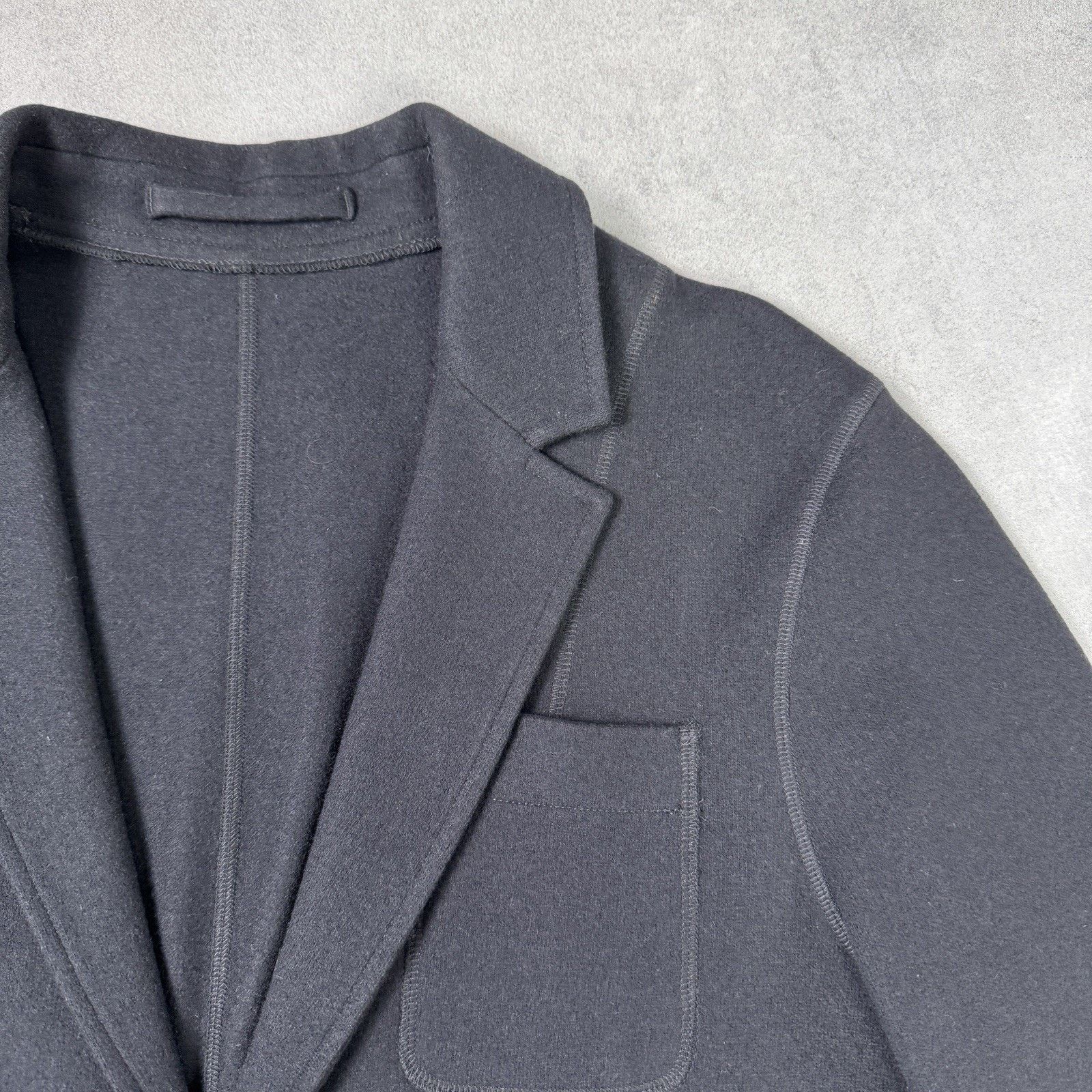 Mr P. Mr P. - Virgin Wool-Blend Jersey Blazer - Blue Size Size 38 Size US M / EU 48-50 / 2 - 4 Thumbnail