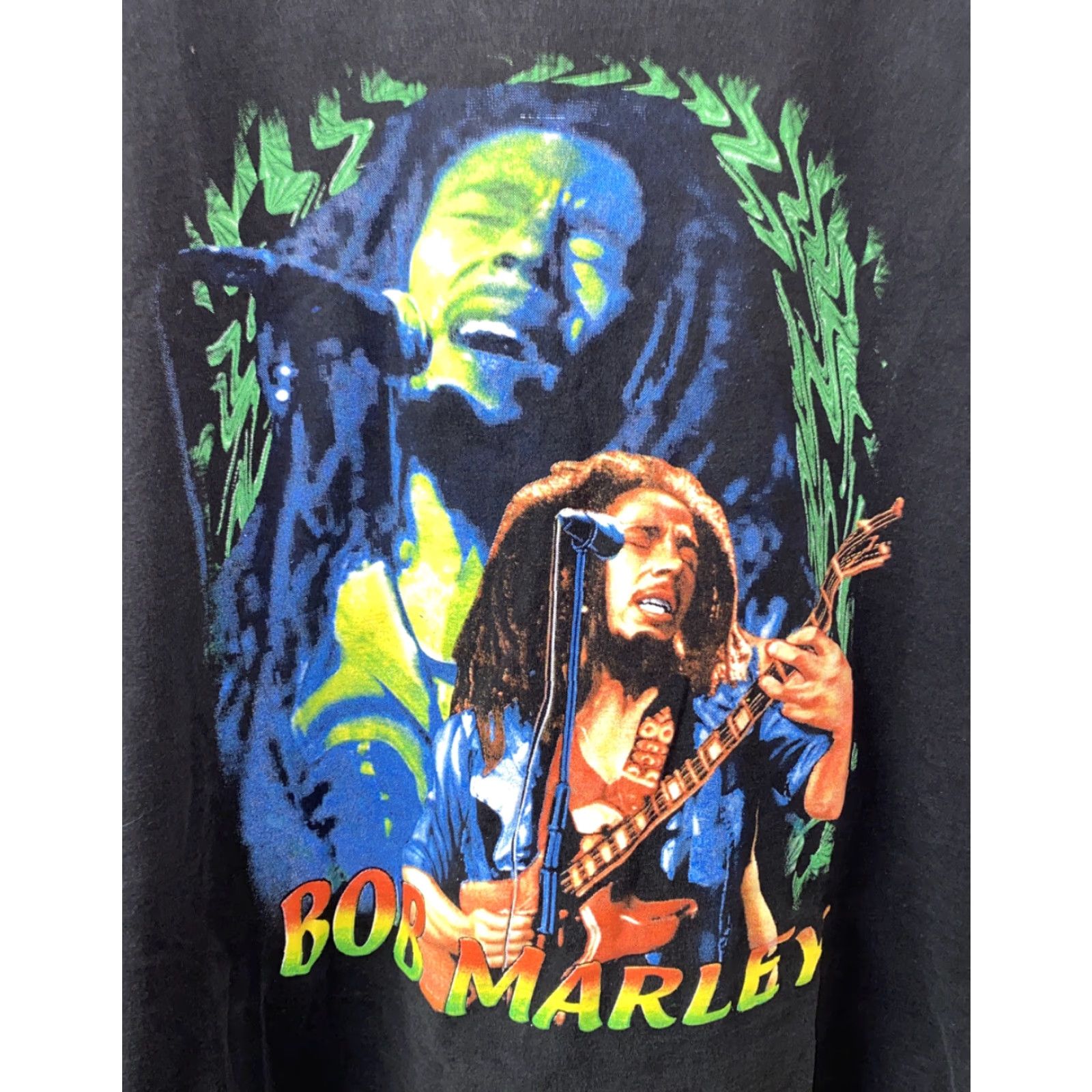 Vintage Island Expressions Bob Marley Sleeveless T-Shirt Mens Black XL Size Size US XL / EU 56 / 4 - 2 Thumbnail