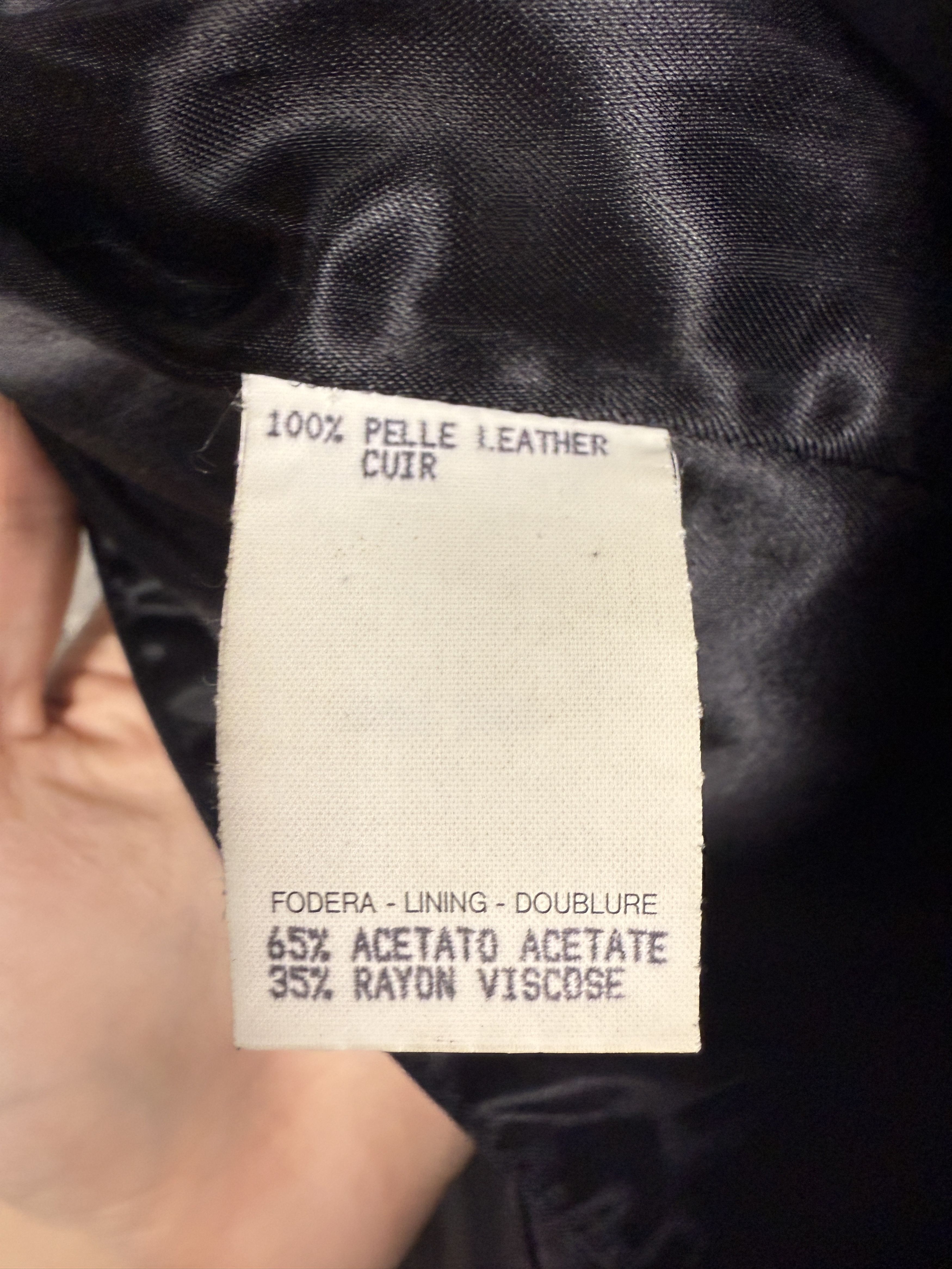 Helmut Lang Helmut Lang 1992 Archive Open Front Leather Top Size L / US 10 / IT 46 - 6 Thumbnail
