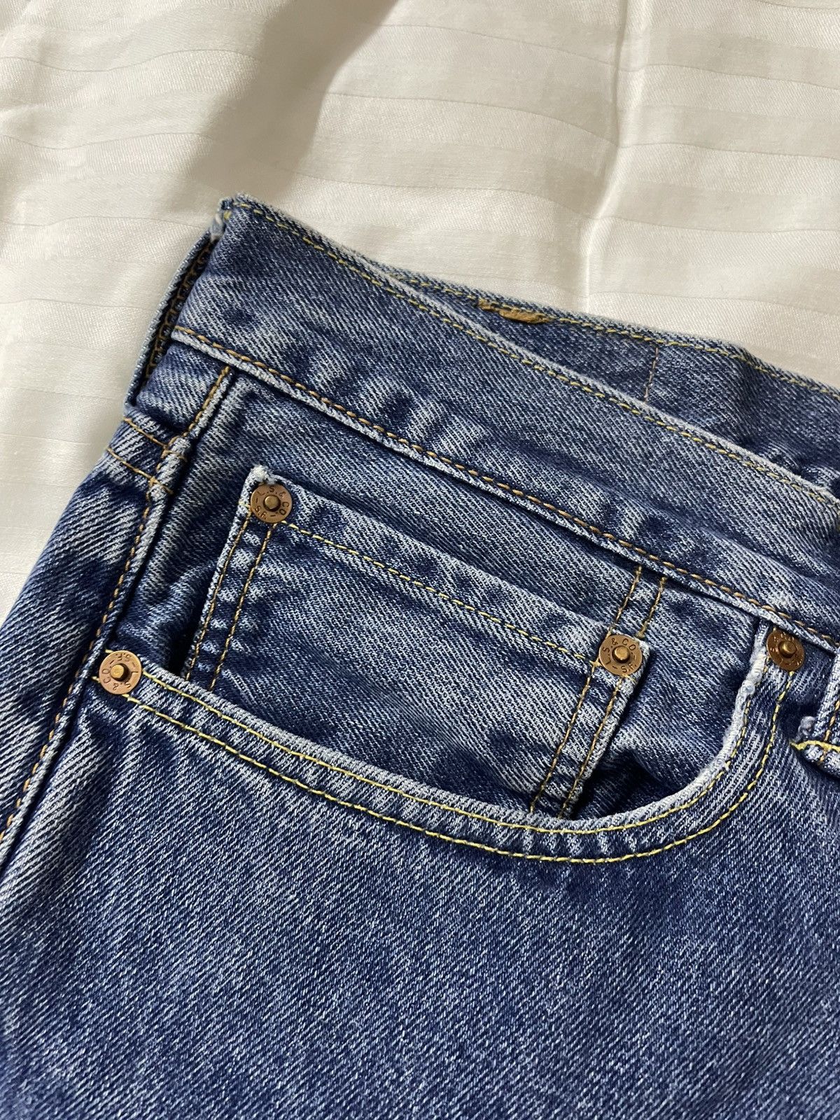 Handmade Vintage Custom Hand Made Matrix Custom Jeans Denim Size US 32 / EU 48 - 8 Thumbnail