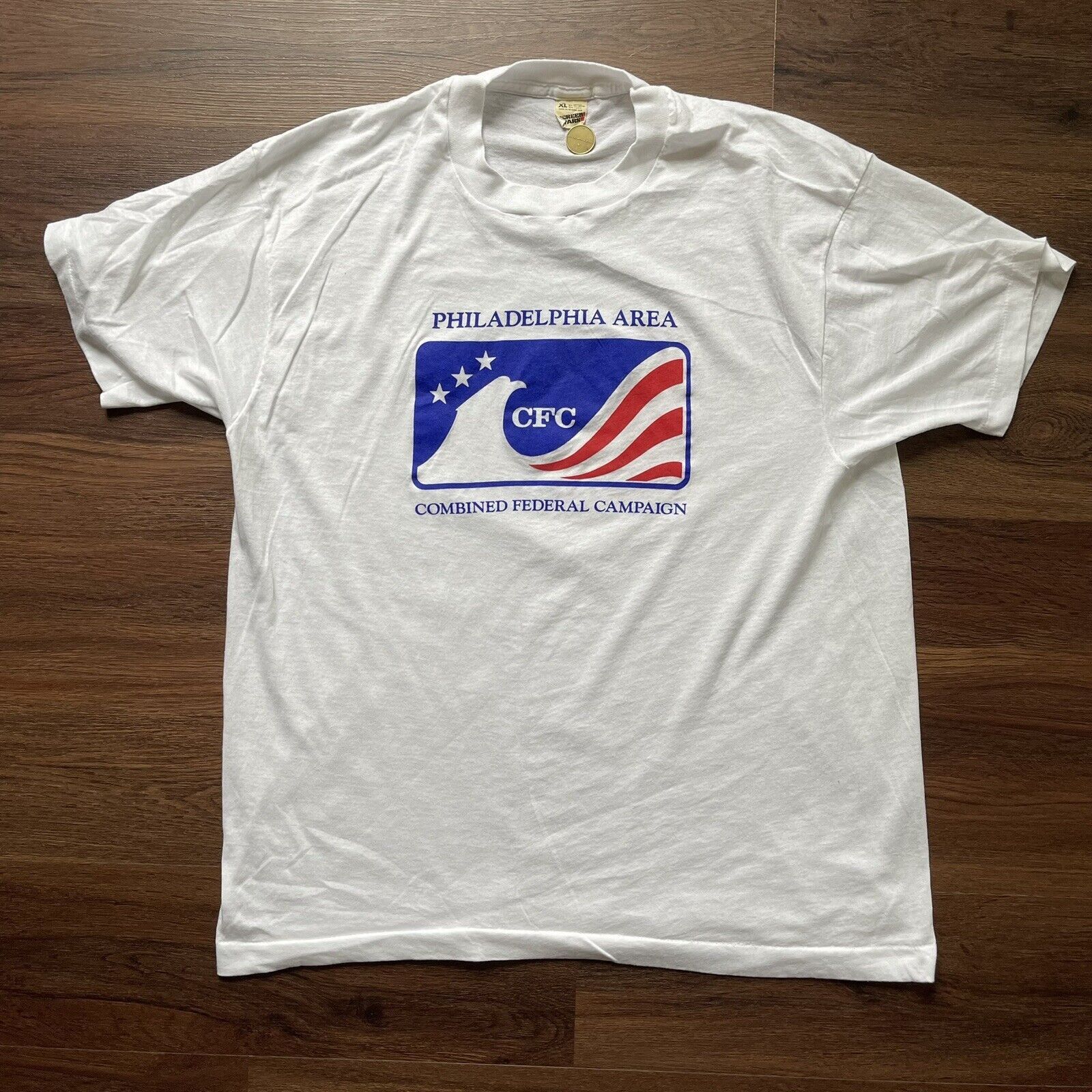 Other Vtg Screen Stars Combined Federal Campaign CFC tshirt 90s XL Size US XL / EU 56 / 4 - 2 Thumbnail
