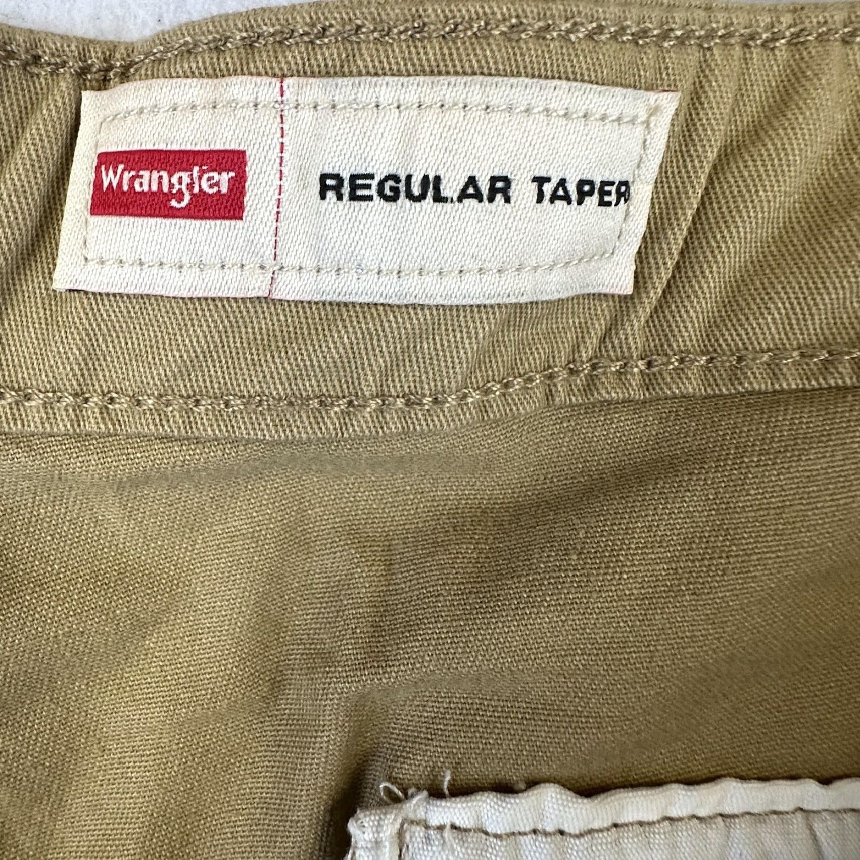 Wrangler Wrangler Five Star Pants Mens 40x32 Cargo Regular Taper Khaki Pockets Stretch Cotton Spandex Canvas Flat Front Army Workwear 40 Mens Size US 40 / EU 56 - 6 Thumbnail