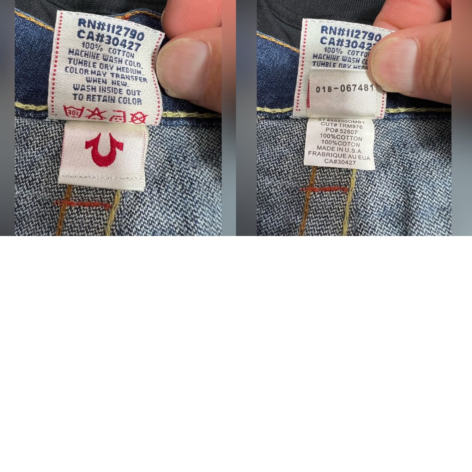 True Religion VTG True Religion Bobby Big T Baggy Denim Jeans Mens 32x34 Blue Thick Stitch Wide-Leg Short Description Not Included Size US 32 / EU 48 - 8 Thumbnail