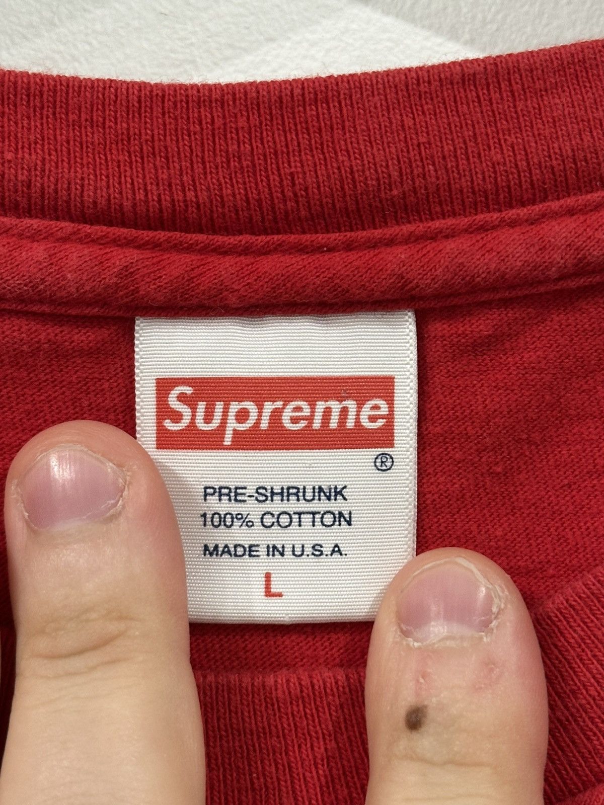 Supreme Supreme Burning Man Photo Tee Red Size L Made In USA Size US L / EU 52-54 / 3 - 2 Thumbnail