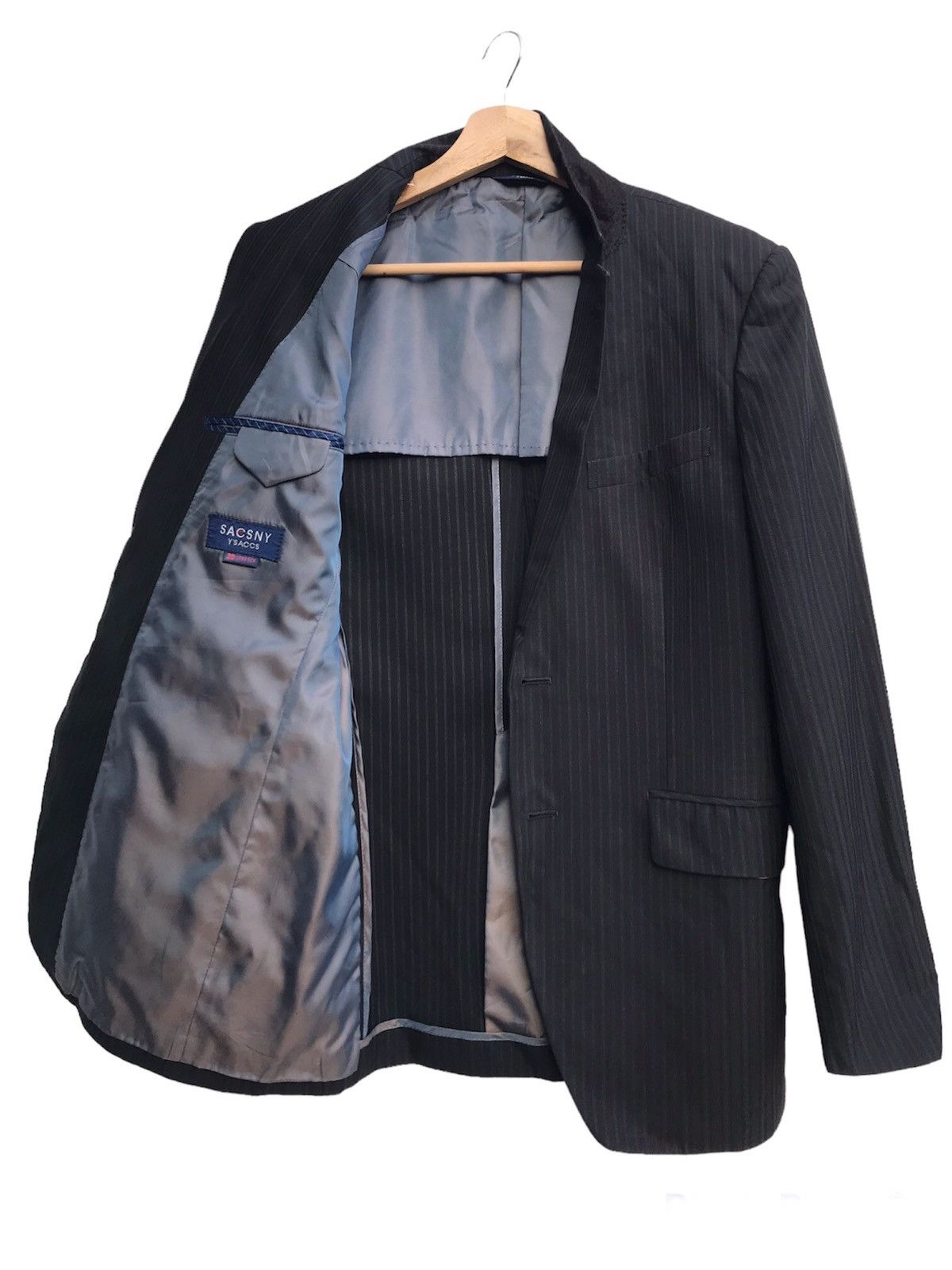 Yohji Yamamoto ‼️OFFER ME‼️Sacsny Y’saccs Silk Blend Stretch Blazer Size US M / EU 48-50 / 2 - 4 Thumbnail
