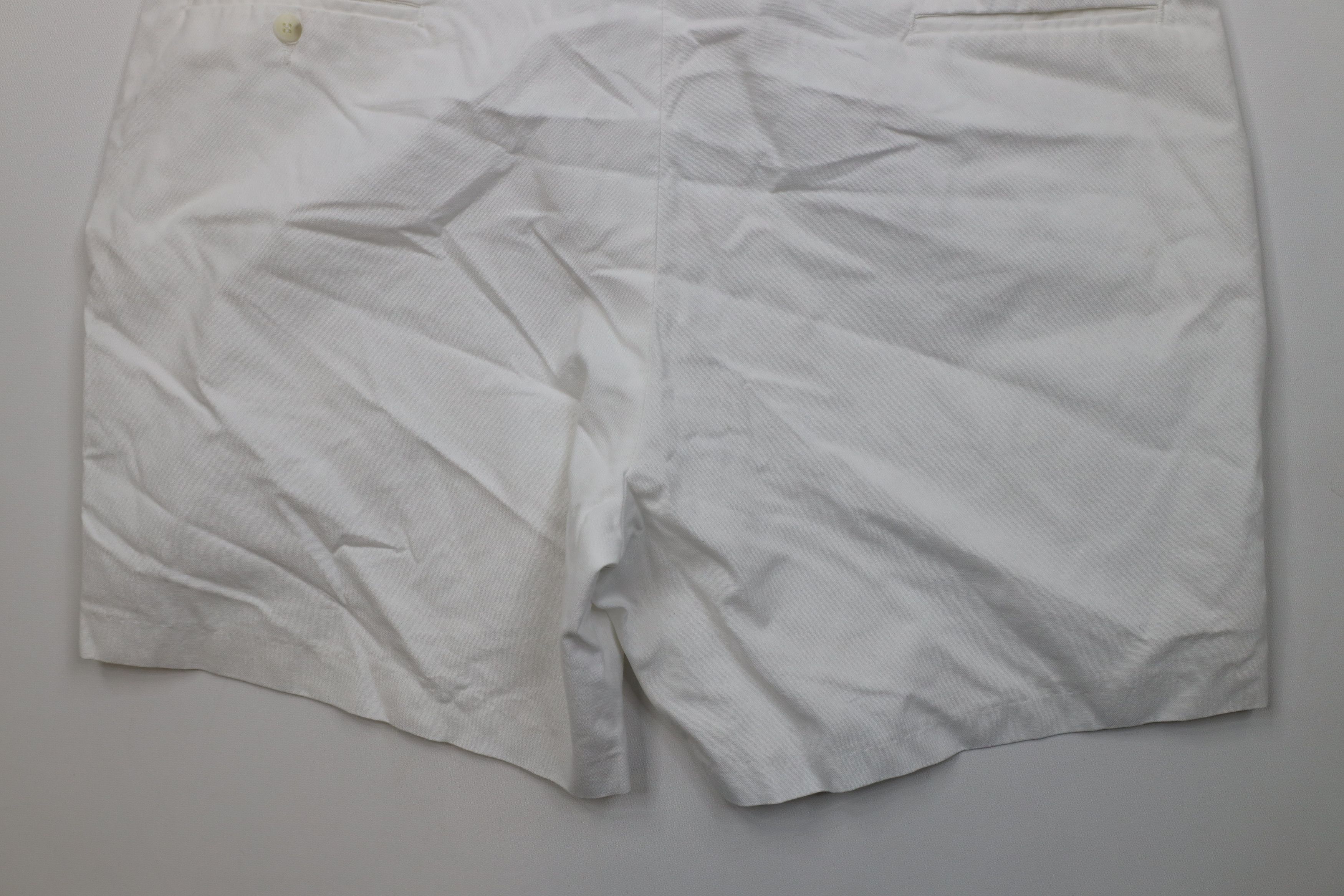 Vintage Vintage 90s Streetwear Knee Knit Chino Golf Shorts White USA Size US 42 / EU 58 - 12 Thumbnail