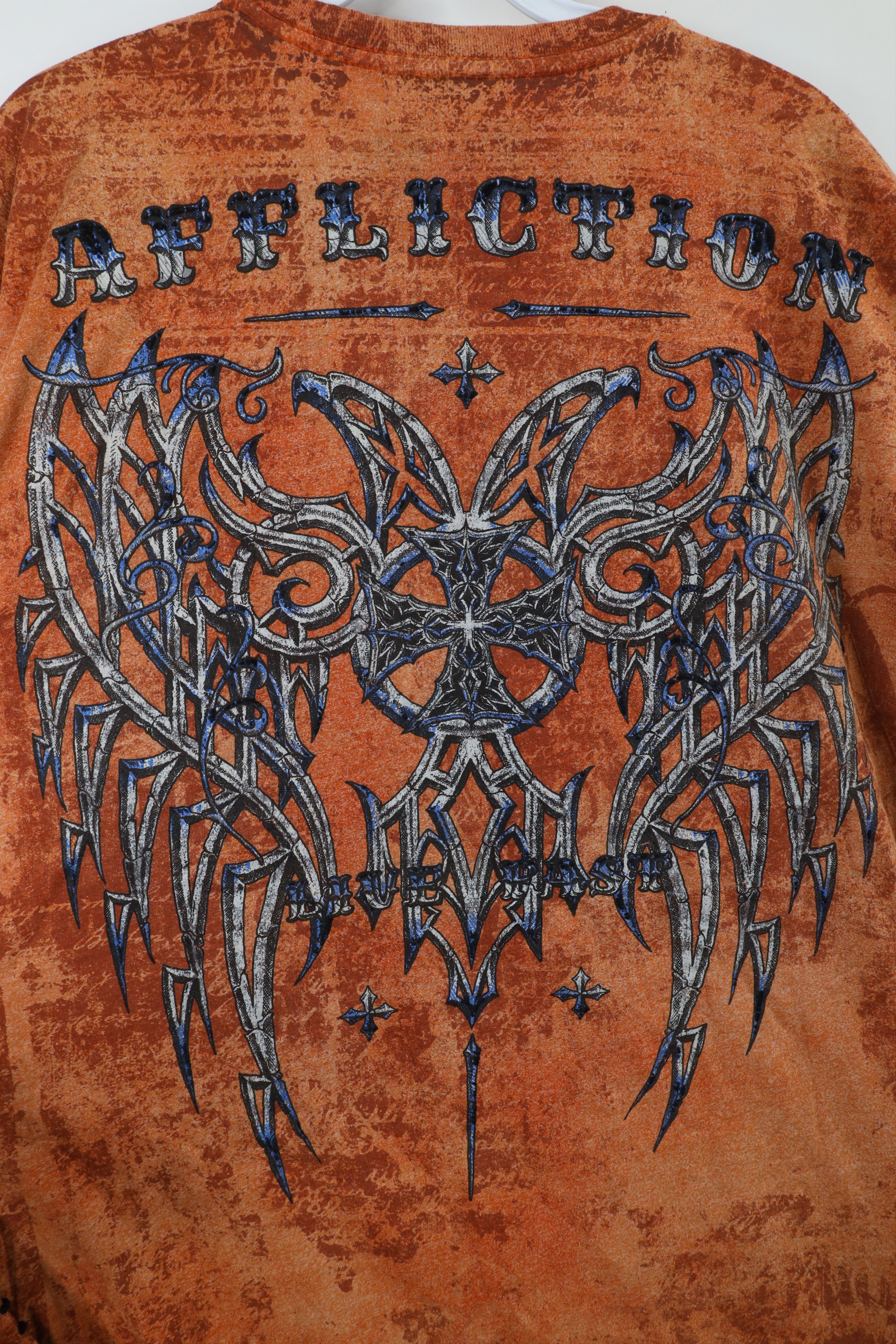 Affliction × Vintage Vintage Affliction Acid Wash UFC MMA Fighting T-Shirt USA Size US XXL / EU 58 / 5 - 9 Thumbnail