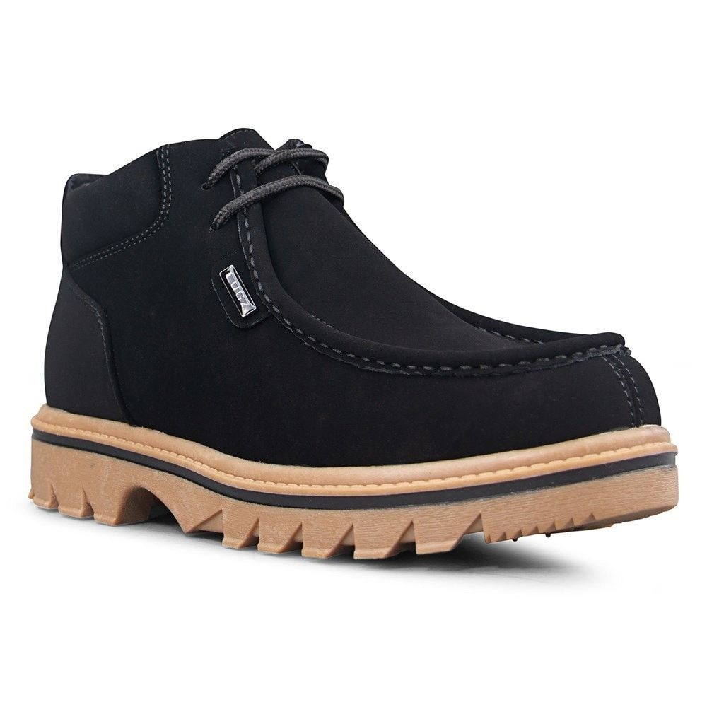 Lugz LUGZ Black Fringe Nubuck Chukka Lace Up Boots 13 Size US 13 / EU 46 - 1 Thumbnail