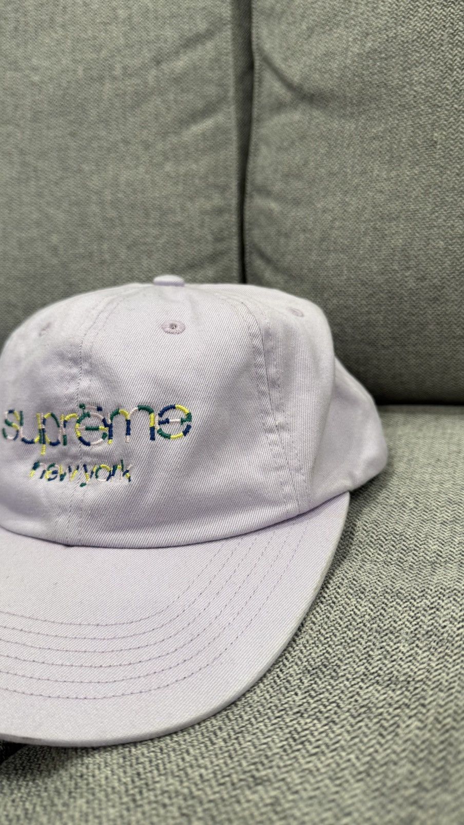 Supreme Supreme Multicolor Twill Classic Logo 6 - Panel Cap Size ONE SIZE - 4 Thumbnail