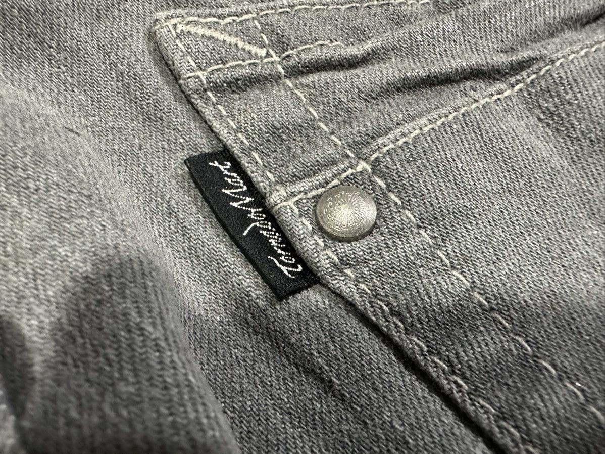 If Six Was Nine × Le Grande Bleu (L.G.B.) × Tornado Mart 🔥Y2K Archived Tornado Mart Denim Charcoal Mud Wash Glitter Size US 30 / EU 46 - 16 Thumbnail