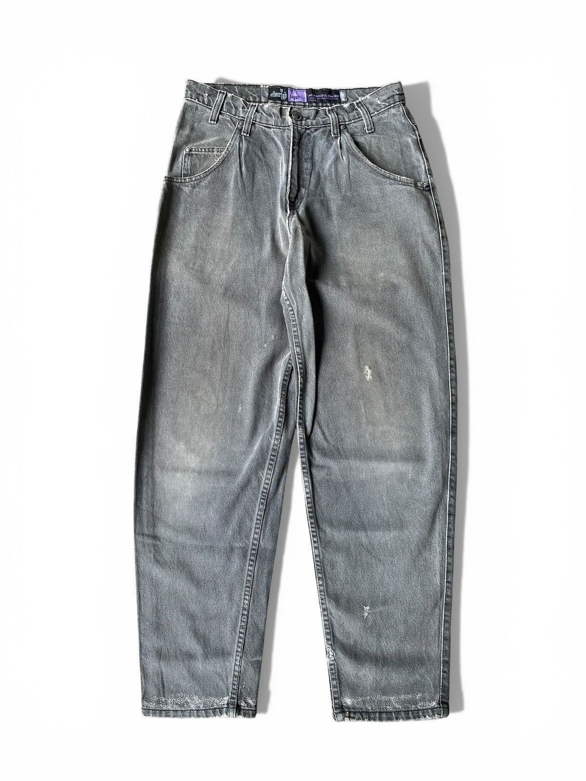 Levi's Vintage 1990’s Baggy Levis Silvertab Purple Tag Black Wash Size US 29 - 1 Thumbnail