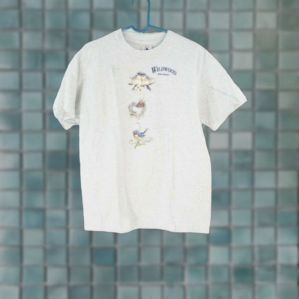 Vintage Delta Pro Weight Mens VTG Wildwood New Jersey Single White Stitch T-Shirt Size M Size US XL / EU 56 / 4 - 1 Thumbnail