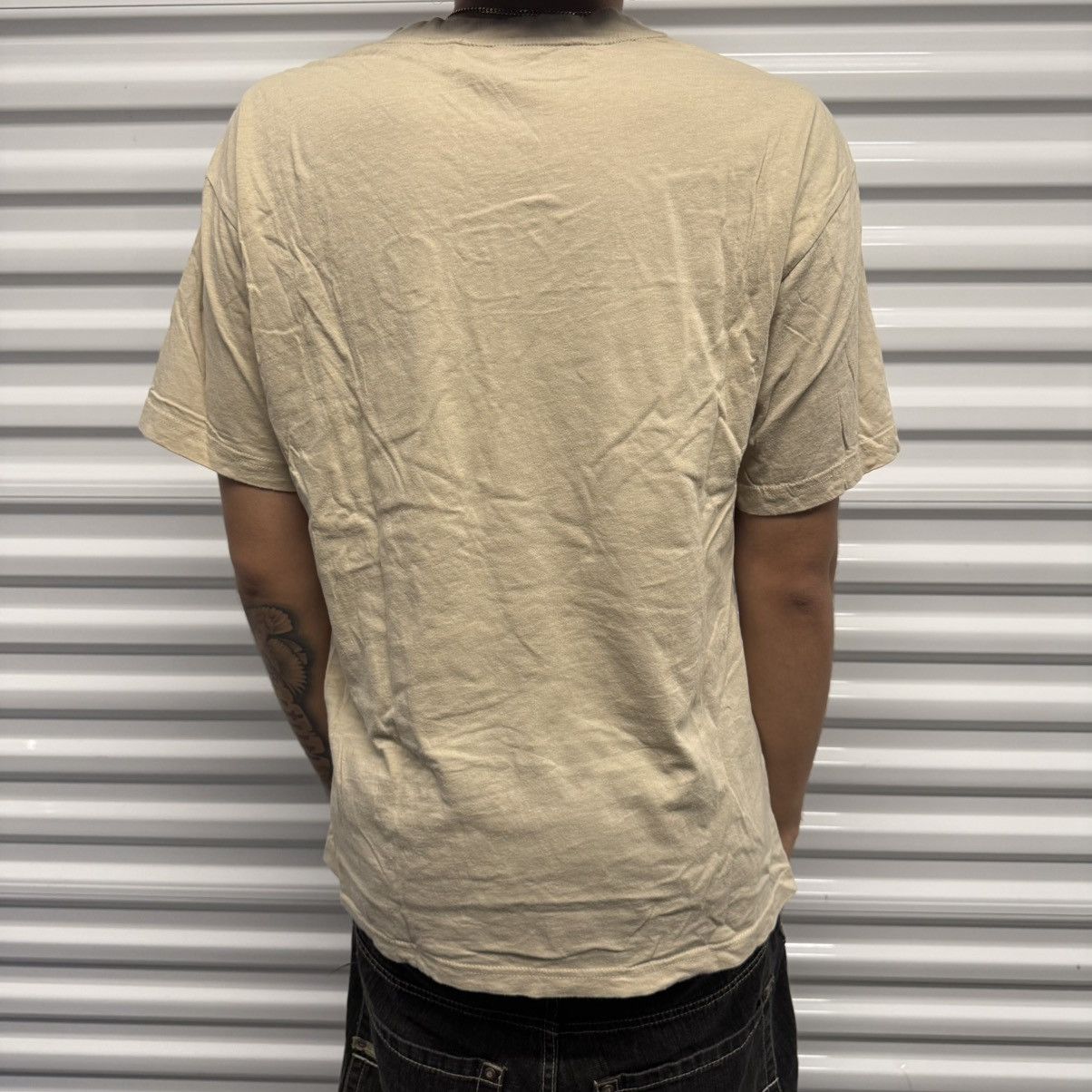 Other Vintage Y2K/2000s Cream Playboy Bunny Text Tee ! Size US M / EU 48-50 / 2 - 4 Thumbnail