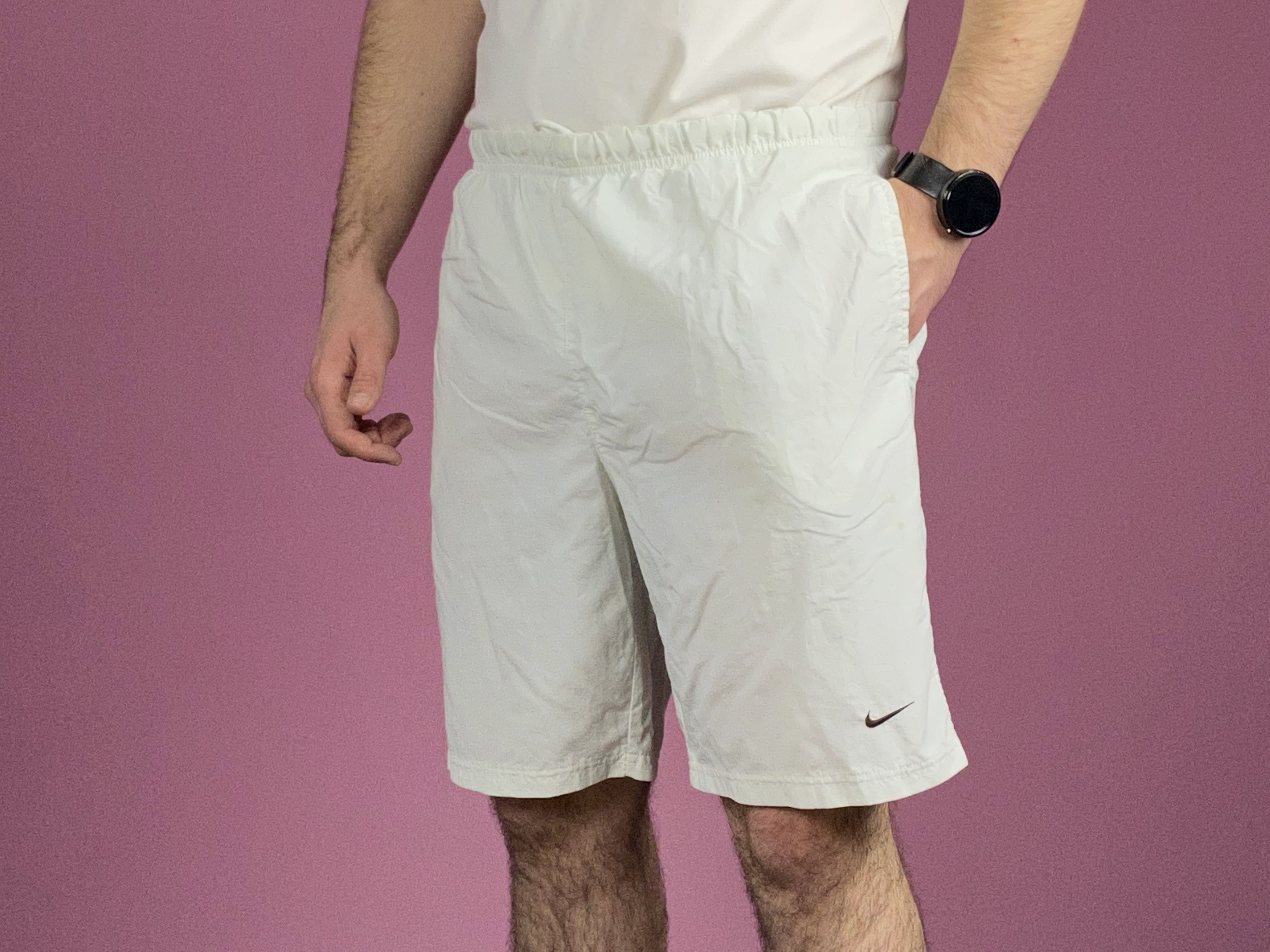 Nike × Vintage 90s Nike Vintage Men's Sport Shorts - S Size US 32 / EU 48 - 2 Thumbnail
