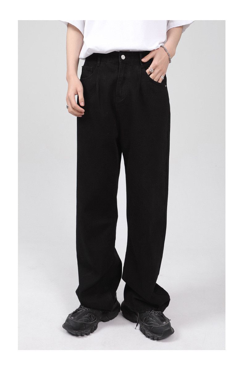Japanese Brand × Jean Japanese style simple straight casual jeans for men Size US 32 / EU 48 - 1 Thumbnail