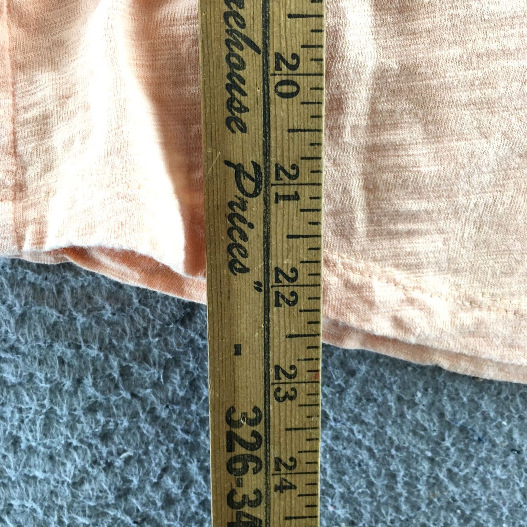 Vintage Chico’s Womens Peach V-Neck Henley Top 3/4 Roll Tab Sleeves Tee Shirt 0 Casual Size XS / US 0-2 / IT 36-38 - 6 Thumbnail